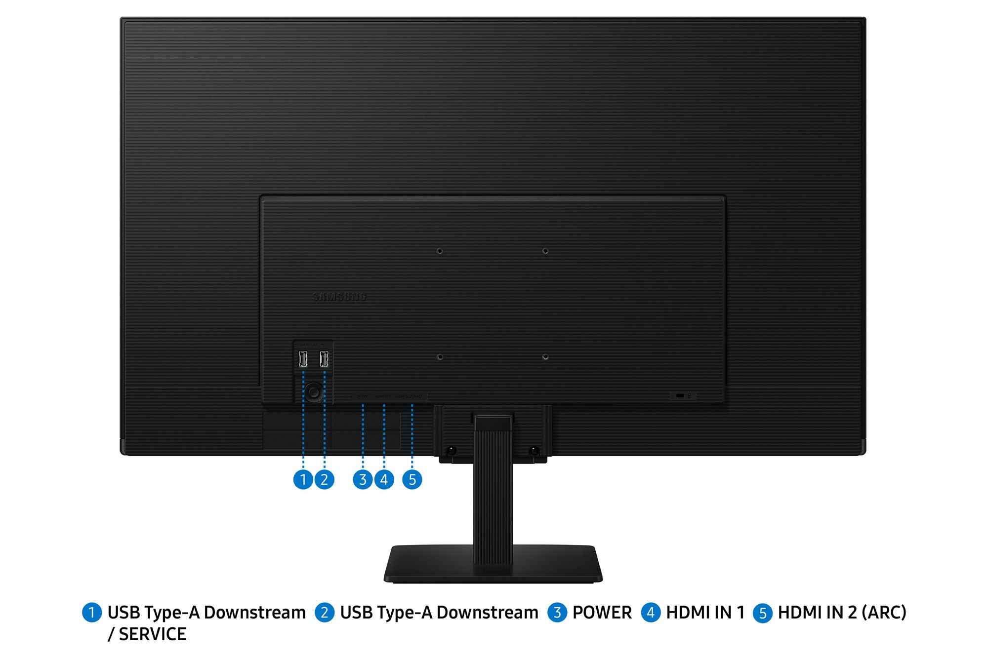 SAMSUNG LS32FM500EUXEN 32p FHD Smart Monitor M50F White Smart TV Apps Airplay 2HDMI