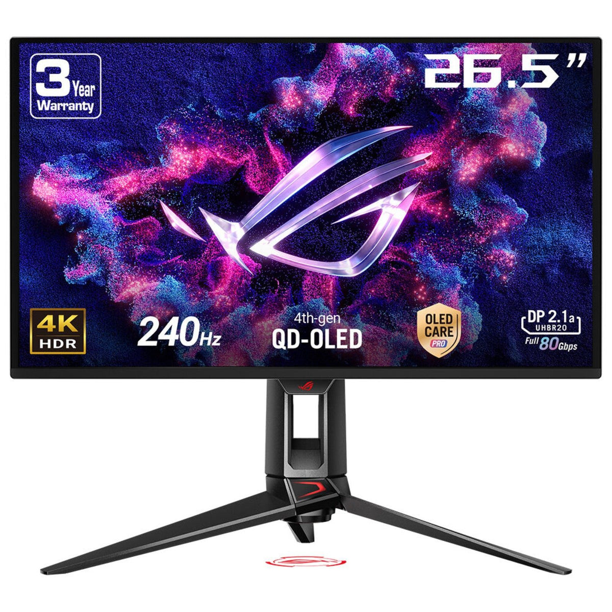 "ASUS ROG Swift PG27UCDM - 240Hz | 4K | 26,5"" | QD OLED | 0,03ms"