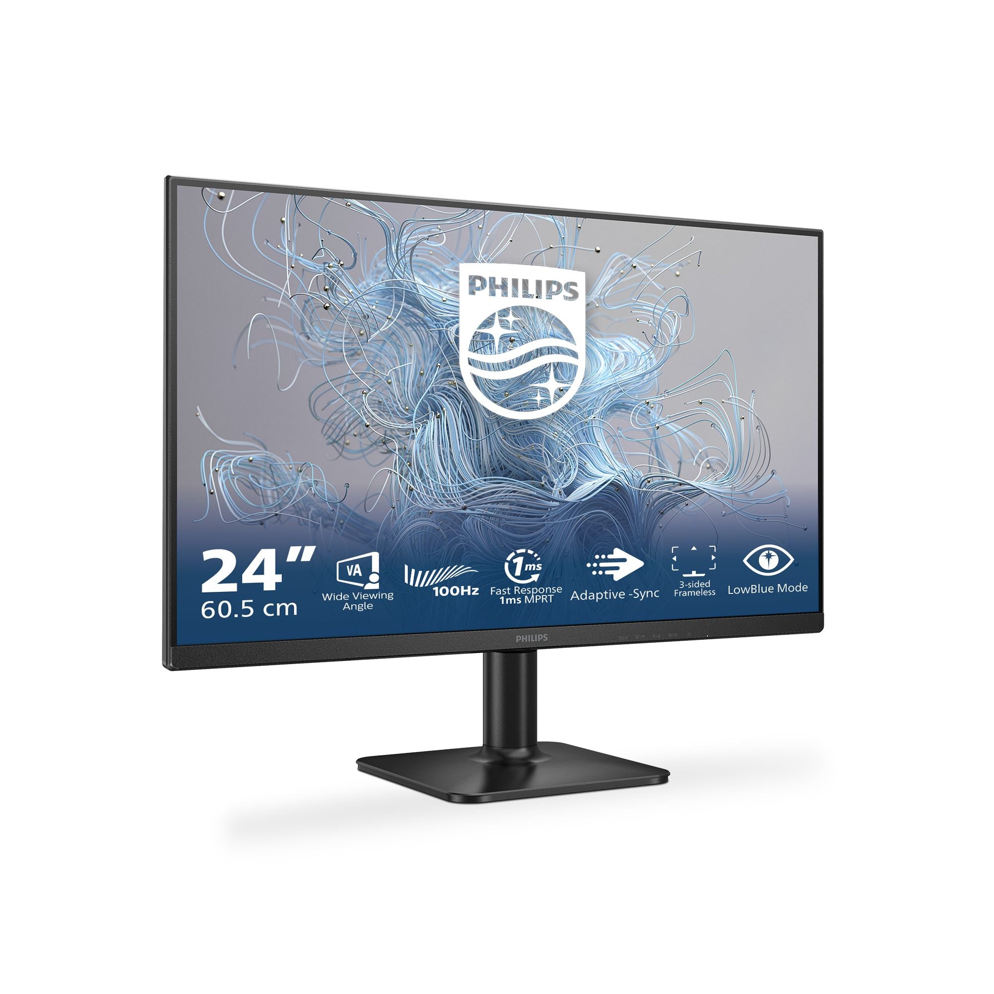 PHILIPS 24E2N1100LB/00 23.8p 1920x1080 100Hz HDMI D-Sub Black