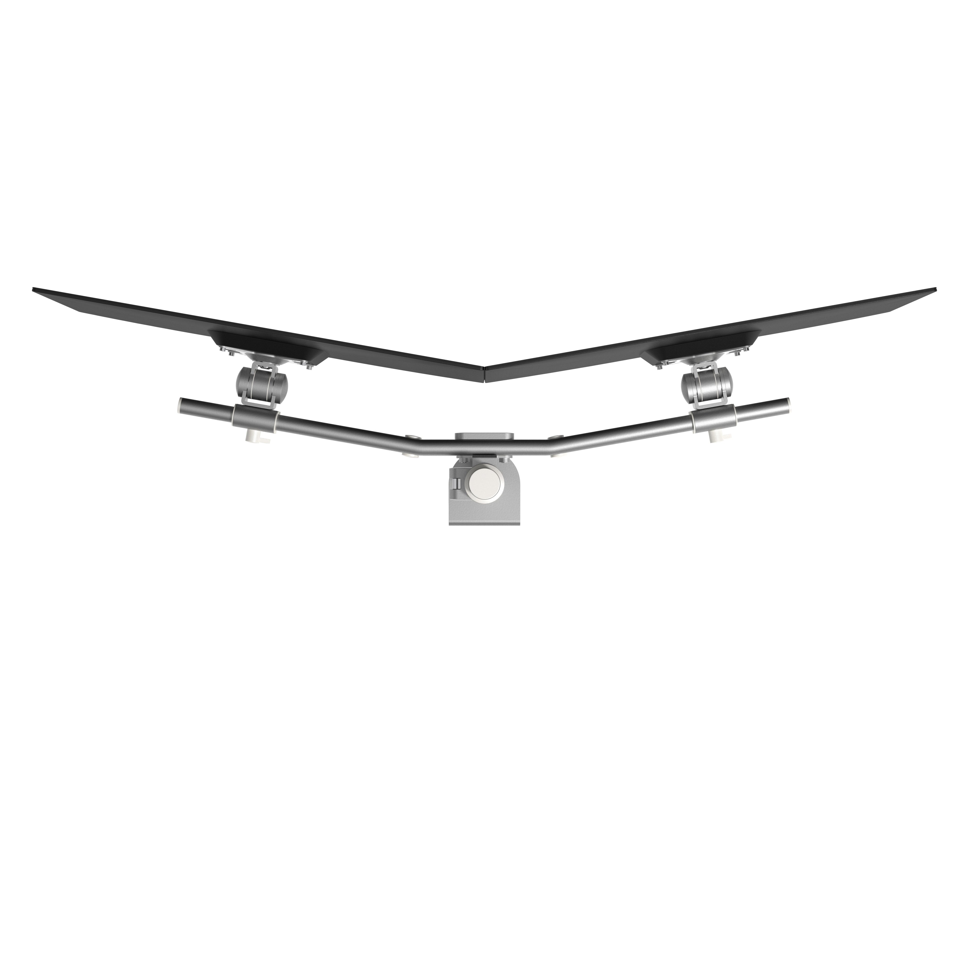 DATAFLEX Support pour 2 écrans 52.642 argent