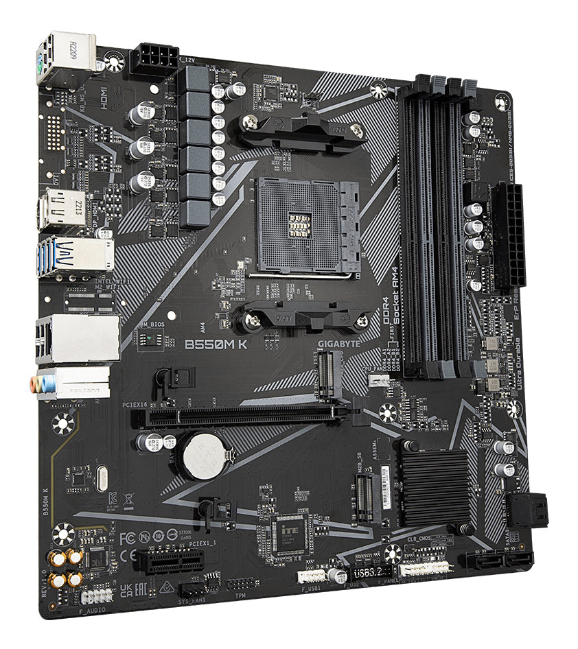 GIGABYTE B550M K carte mere AMD B550 Emplacement AM4 micro ATX