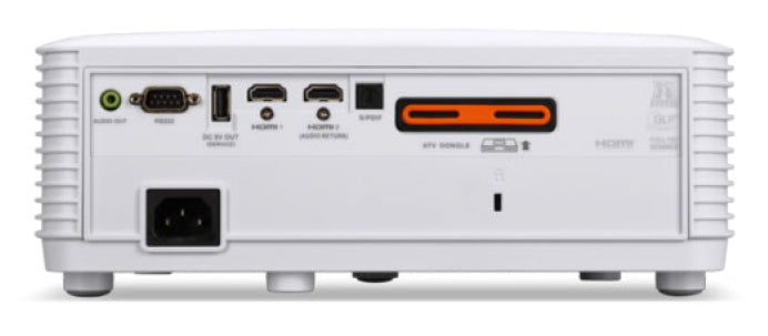 ACER HL6510ATV Laser Projector 5.000Lm 50.000:1 1080p 1.920x1.08 16:9 tive 4:3 Supported Zoom Optique 1.3X