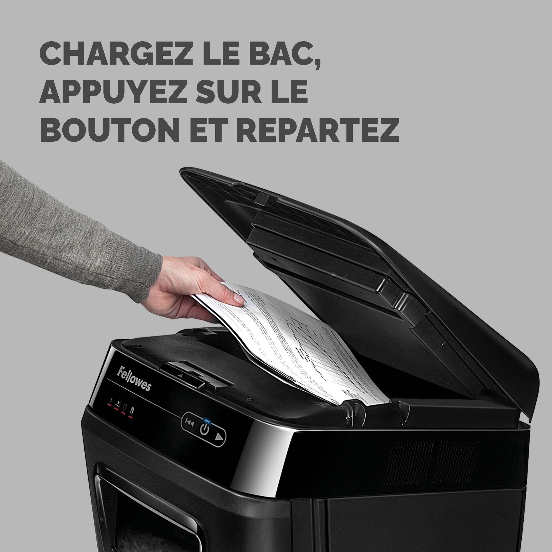 FELLOWES Destructeur AutoMax™ 200C Coupe croisée