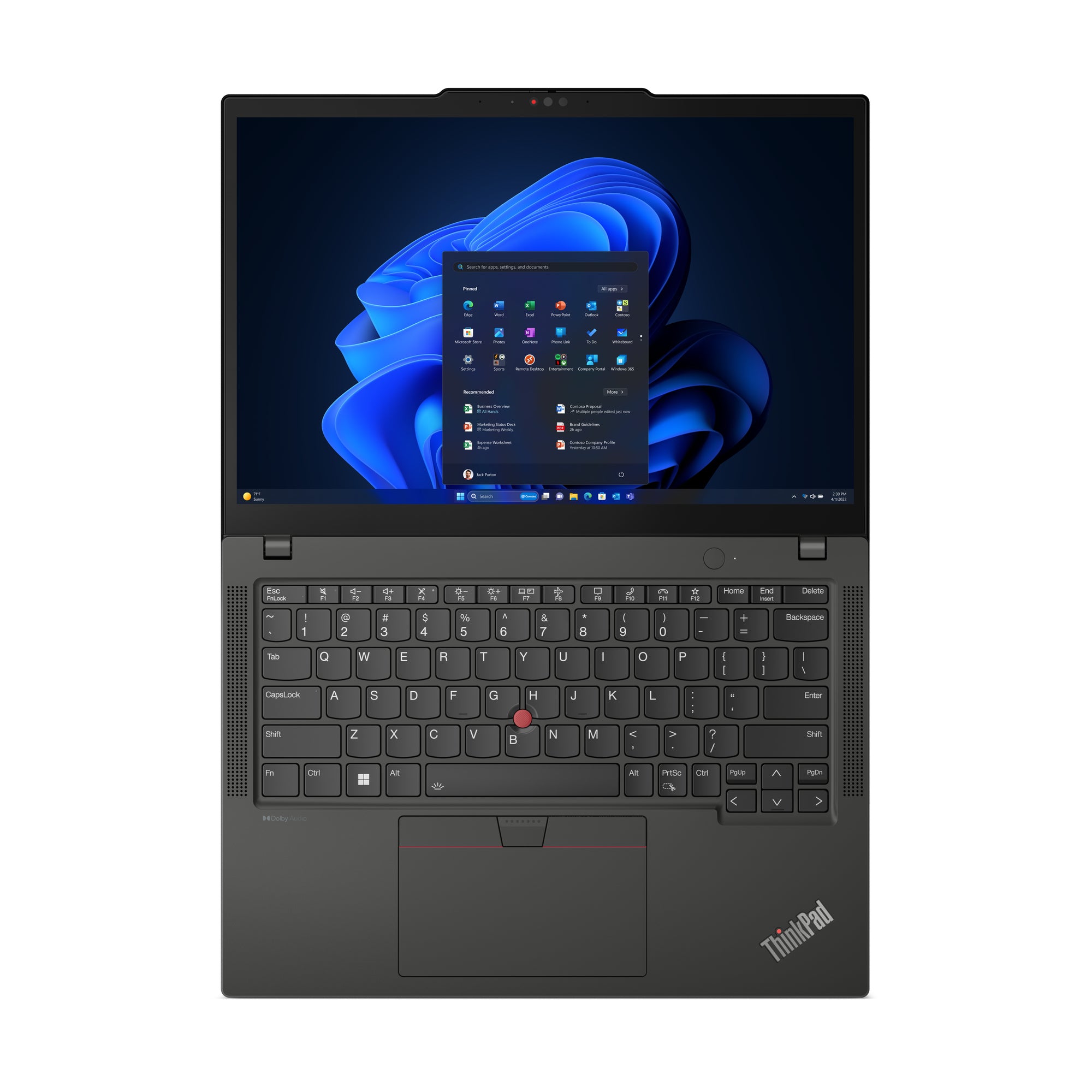 LENOVO ThinkPad - X13 - G5 - 13.3" WUXGA - Intel Core Ultra 5 - 125U - W11Pro - 16Go RAM - 512Go SSD - PC IA