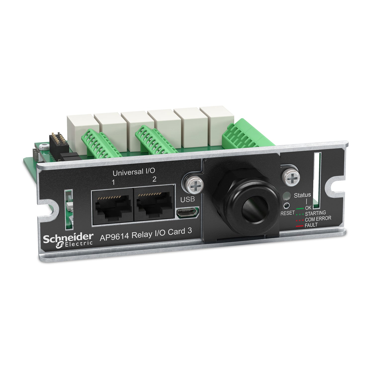 APC Network Management Card Remote management adapter SmartSlot 10/100 Ethernet x 2 + dry contact