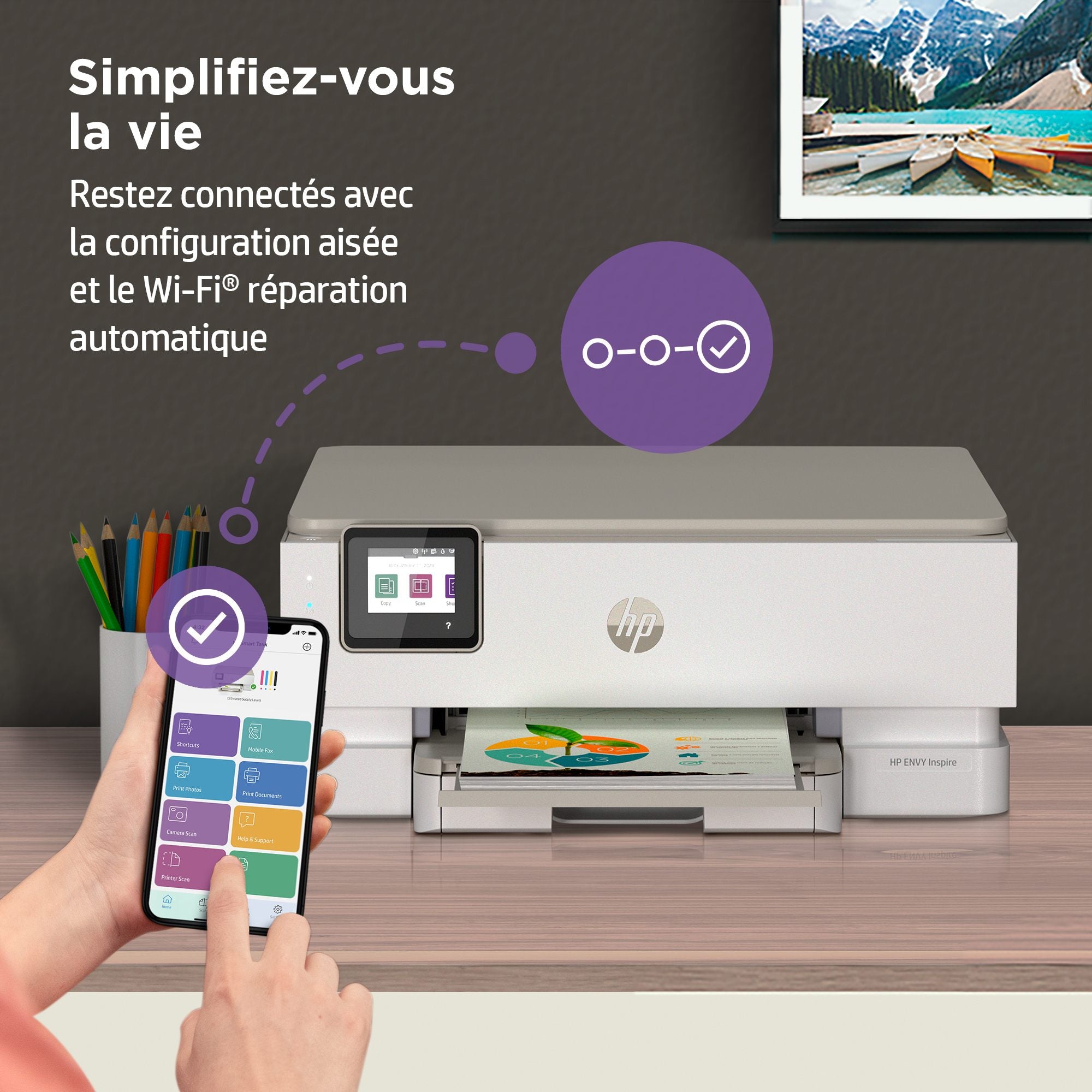 HP Envy Inspire 7220e A4 1200 x 1200 DPI 15ppm Wi-Fi AirPrint