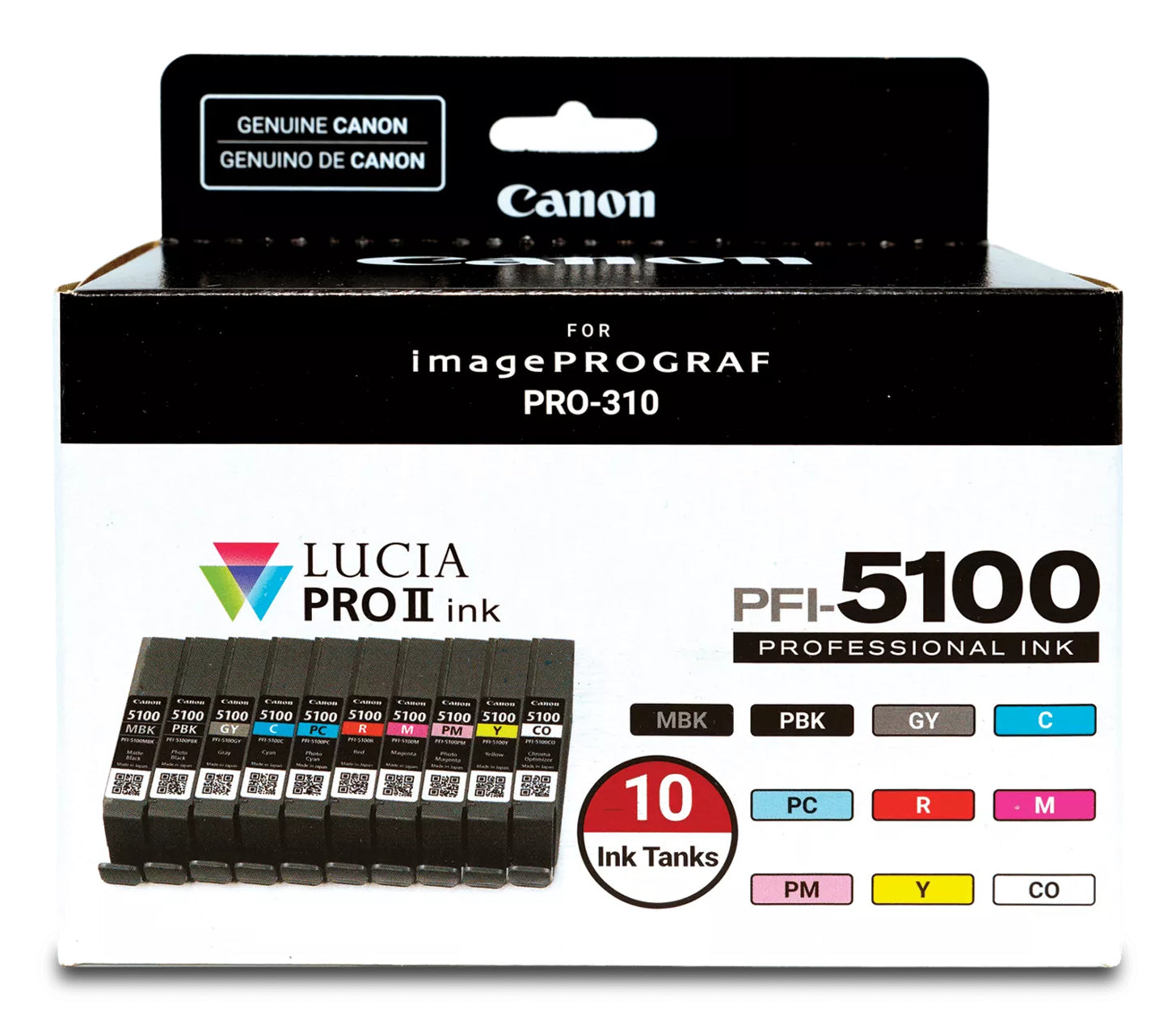 CANON PFI-5100 MBK/PBK/C/M/Y/PC/PM/R/GY/CO Multi Pack
