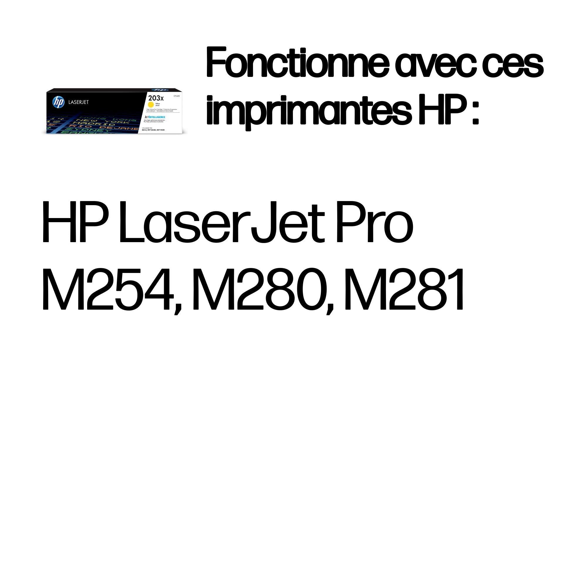 HP 203X Original Yellow LaserJet Toner Cartridge