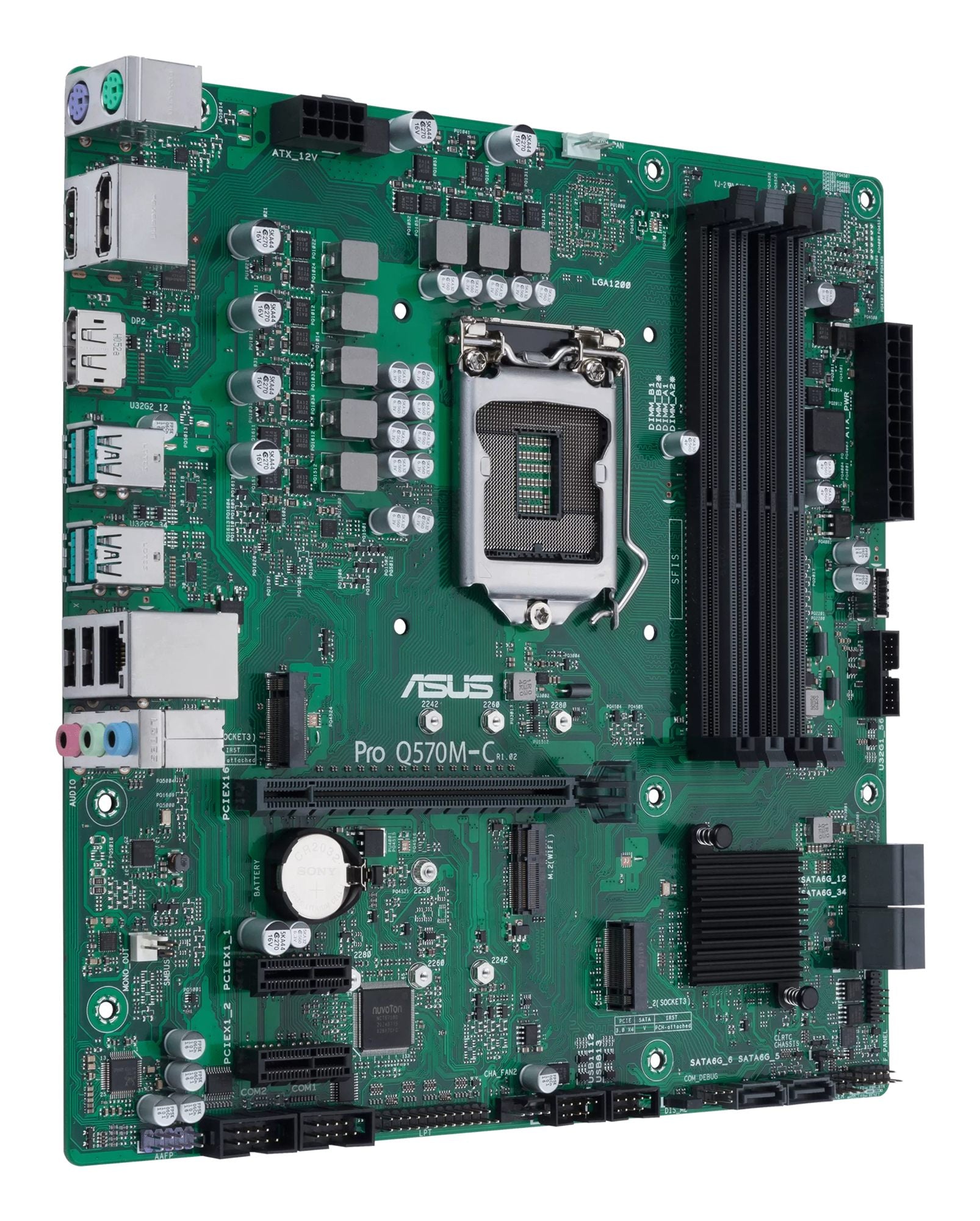 ASUS PRO Q570M-C/CSM - Intel - LGA 1200 - Intel® Celeron® - Intel® Core™ i3 - Intel® Core™ i5 - Intel® Core™ i7 - Intel® Core™ i9 - Intel® Pentium® - DDR4-SDRAM