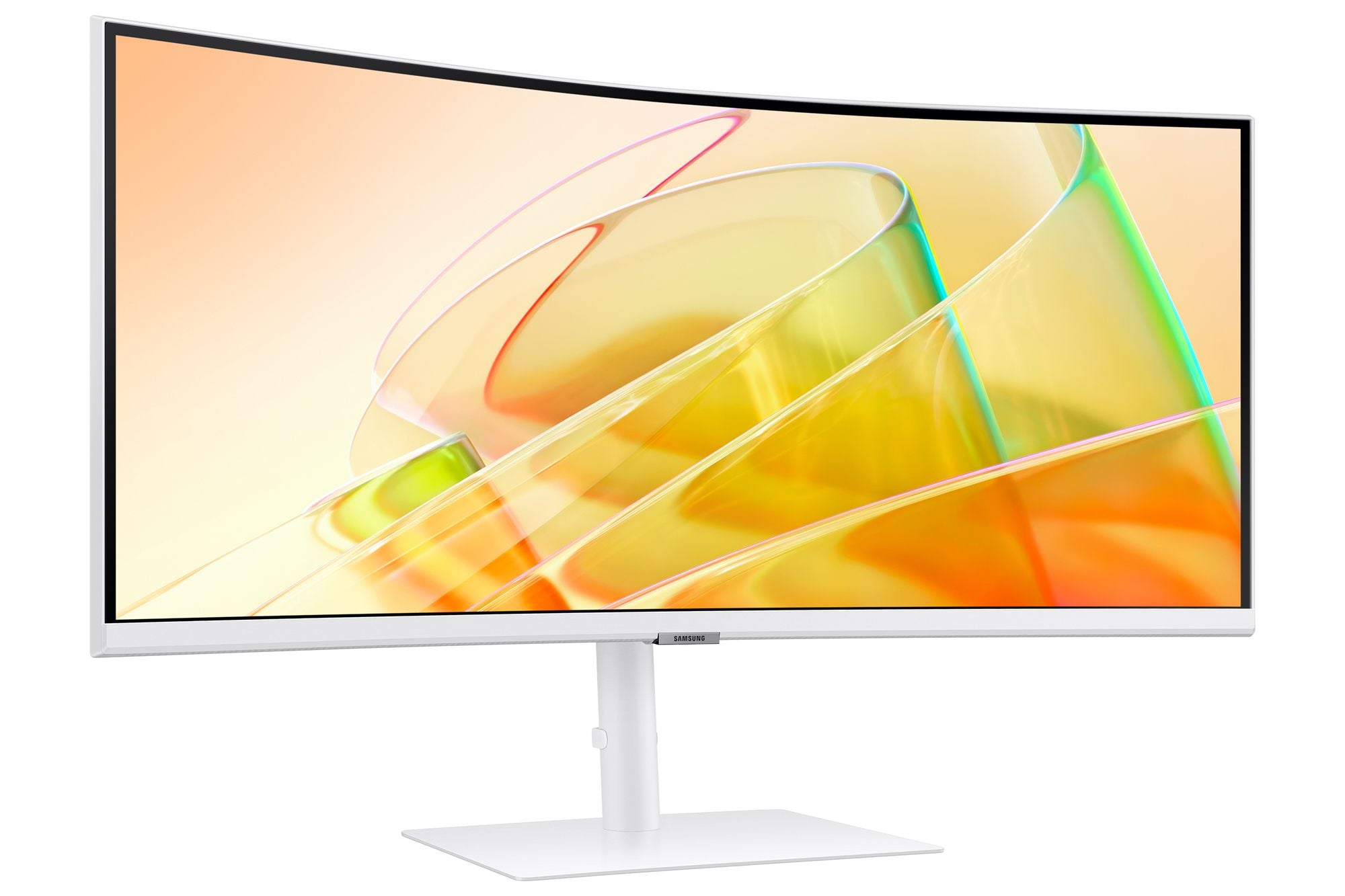 Samsung ViewFinity S65TC - Ecran incurvé -34''- 3440 x 1440 UWQHD- @ 100Hz - VA - HDR10-2x Thunderbolt 4 90W- DP- LAN- Blanc