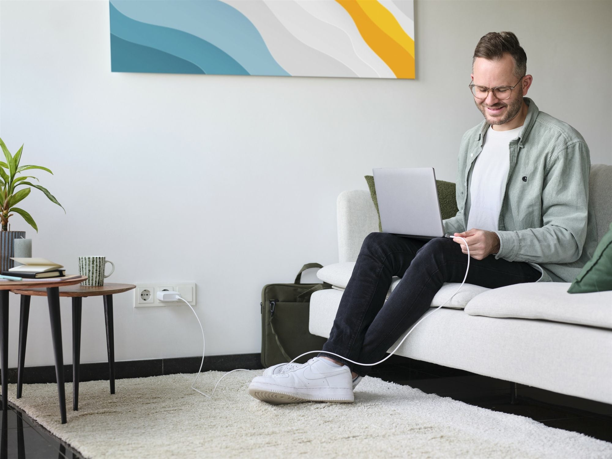 TRUST USB-C charger 100W WHT Maxo