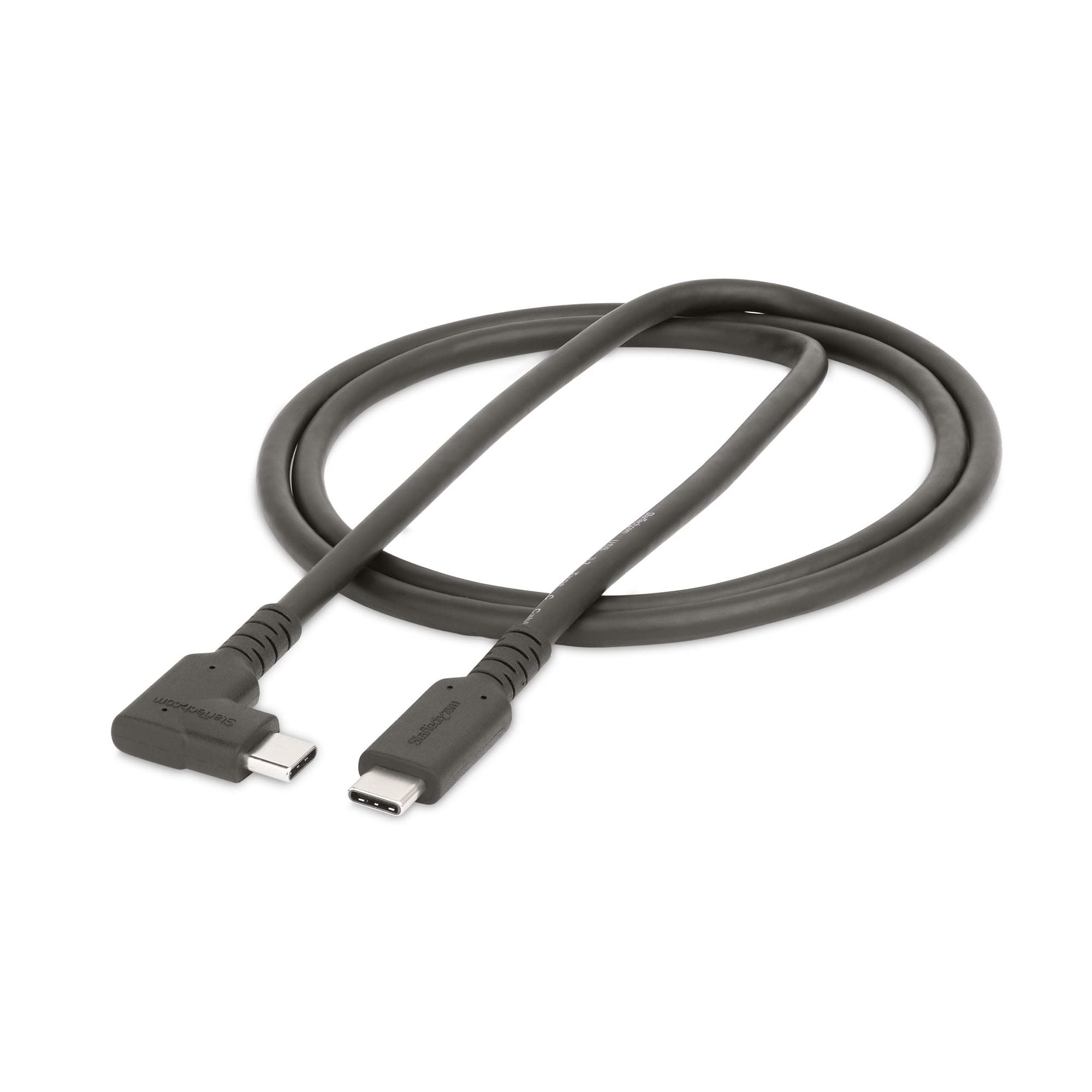 3ft 1m Rugged Right Angle USB-C Cable