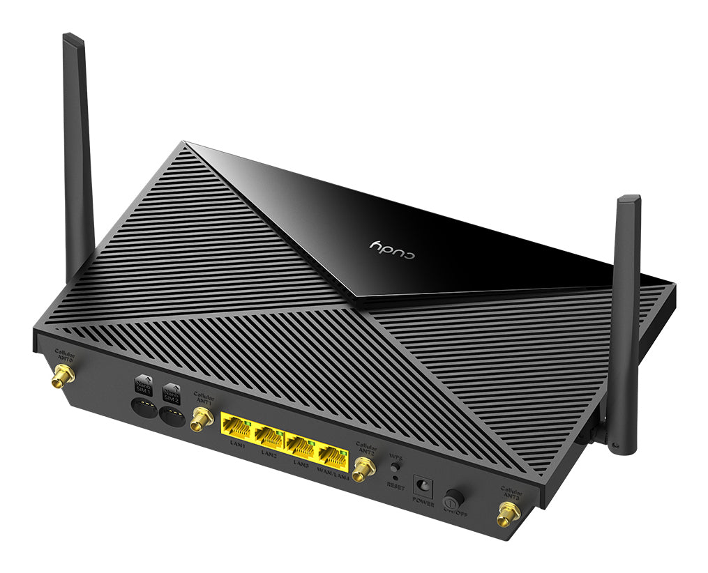 Cudy P5 routeur sans fil Gigabit Ethernet Bi-bande (2,4 GHz / 5 GHz) 5G Noir