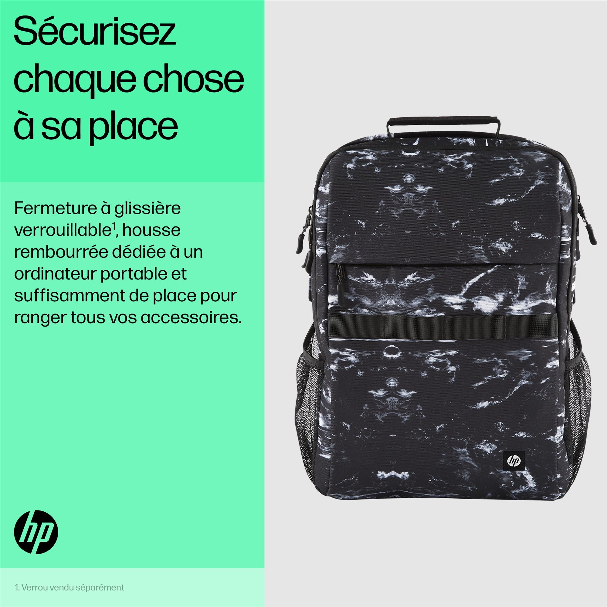 HP Campus XL Marble Stone Backpack