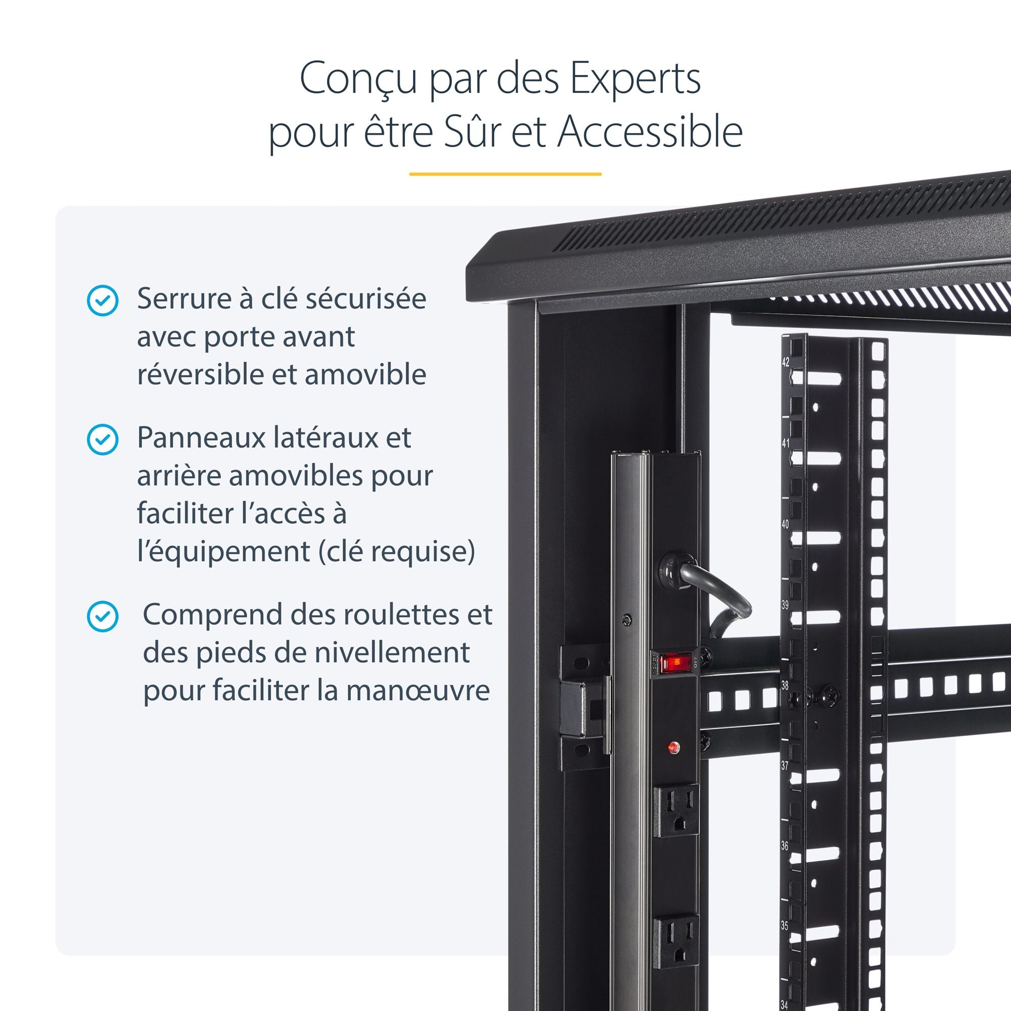Server Rack Cabinet - 42U 36in Deep