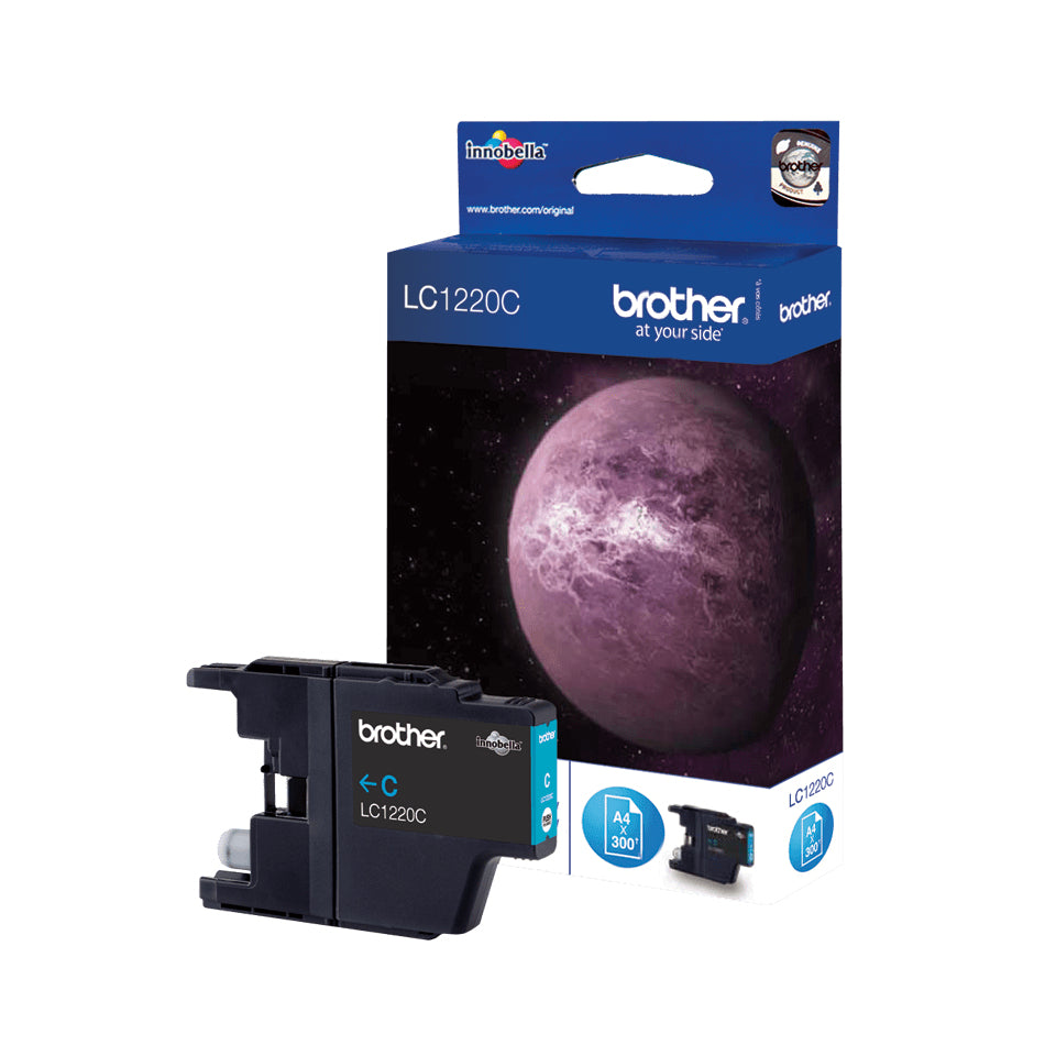 BROTHER LC-1220 cartouche d encre cyan capacité standard 300 pages pack de 1