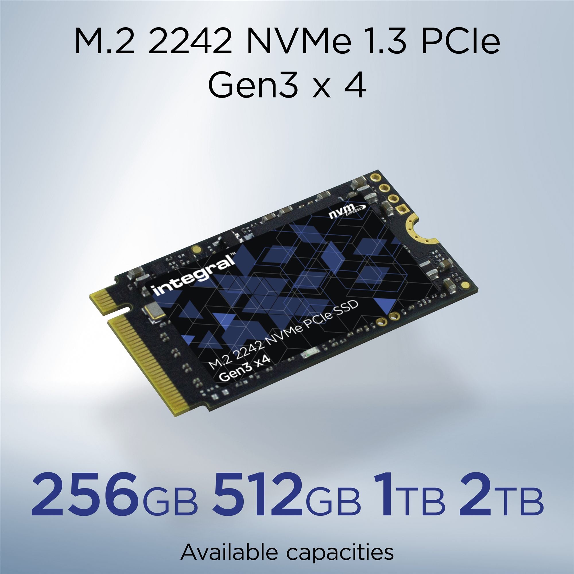 256GB SSD M.2 2242 NVME 1.3 PCIe Gen3 x4