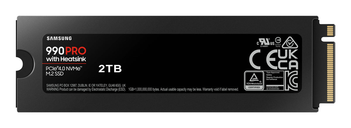 990 Pro M.2 NVMe 2TB+heatsink
