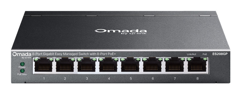 ES208GPOmada 8-Port Gigabit Easy Manage
