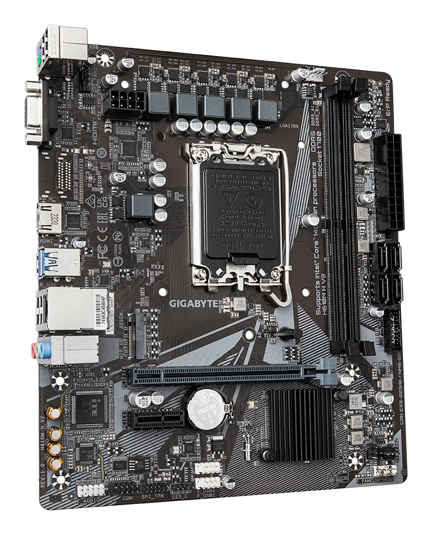 GIGABYTE H610M H V2 carte mere Intel H610 Express LGA 1700 micro ATX