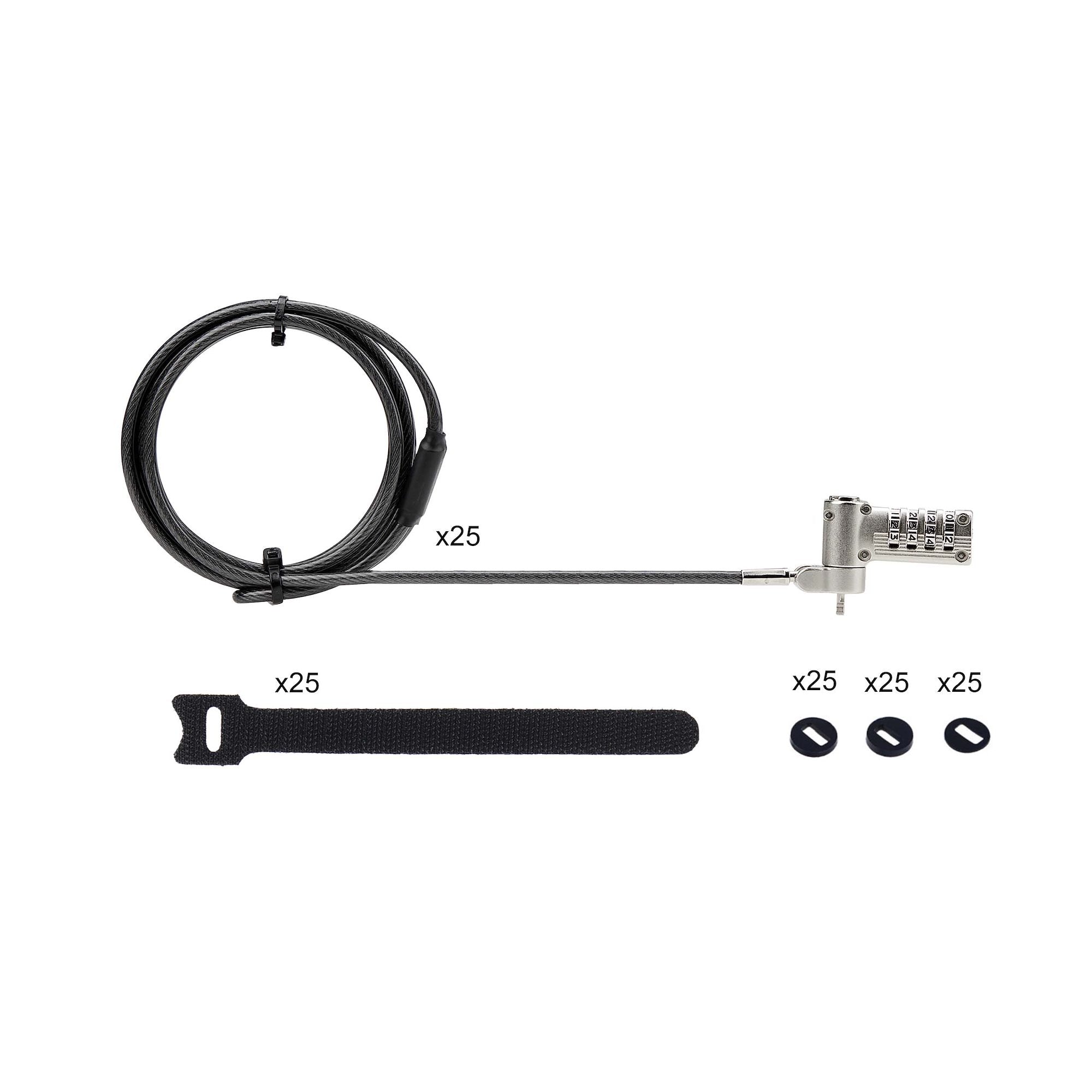 Serialized Laptop Cable Lock 6.6ft 2m