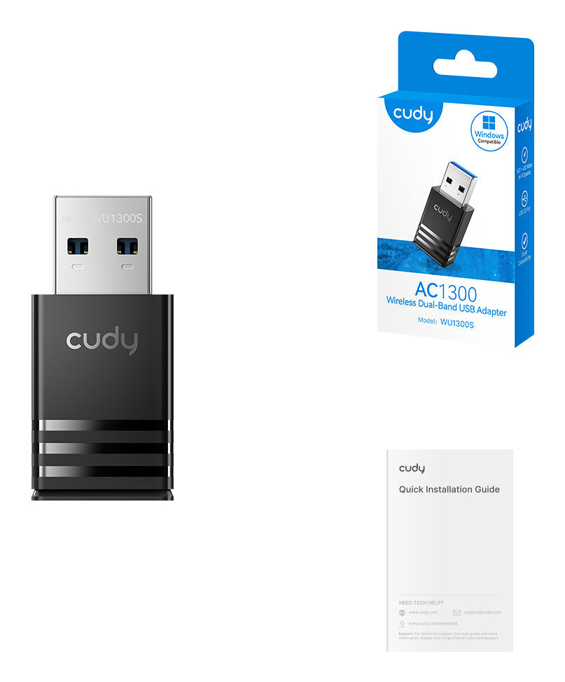 Cudy WU1300S carte réseau WLAN 867 Mbit/s
