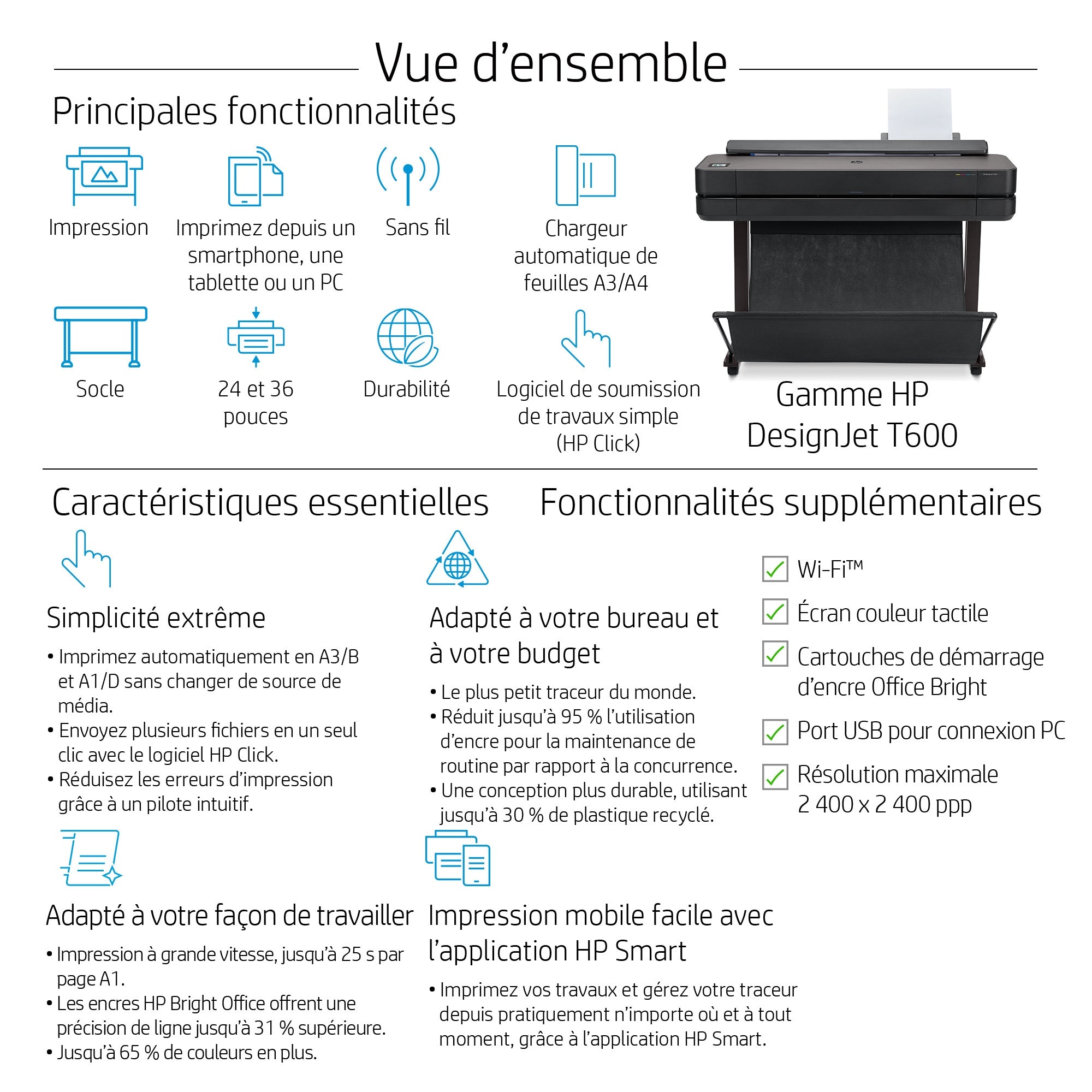 HP DesignJet Studio Steel 24" Printer