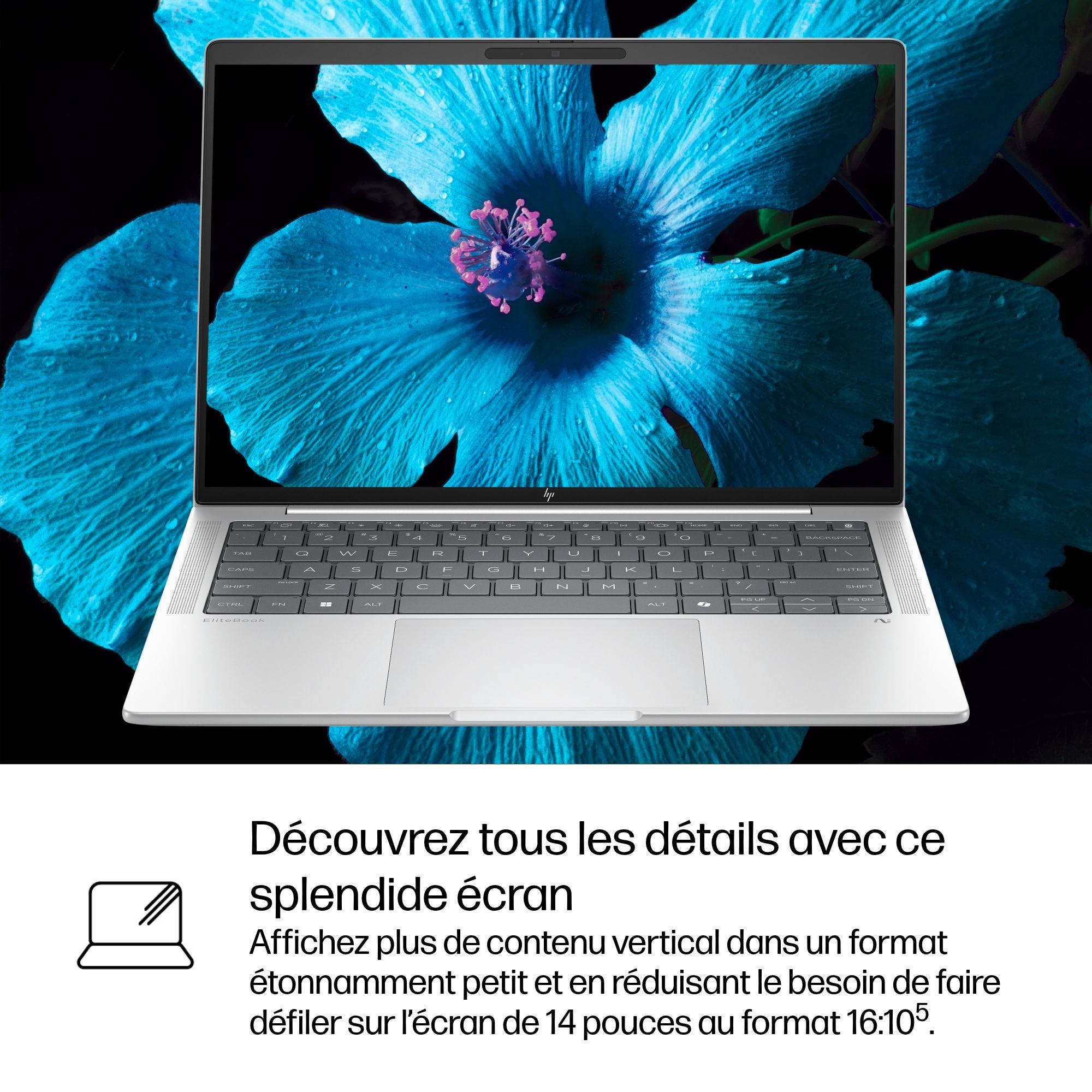 HP EliteBook X G1i IA Nouvelle génération Intel Core Ultra 7 258V 14p WUXGA 32Go 1To SSD UMA W11P Copilot + PC 3/3/0