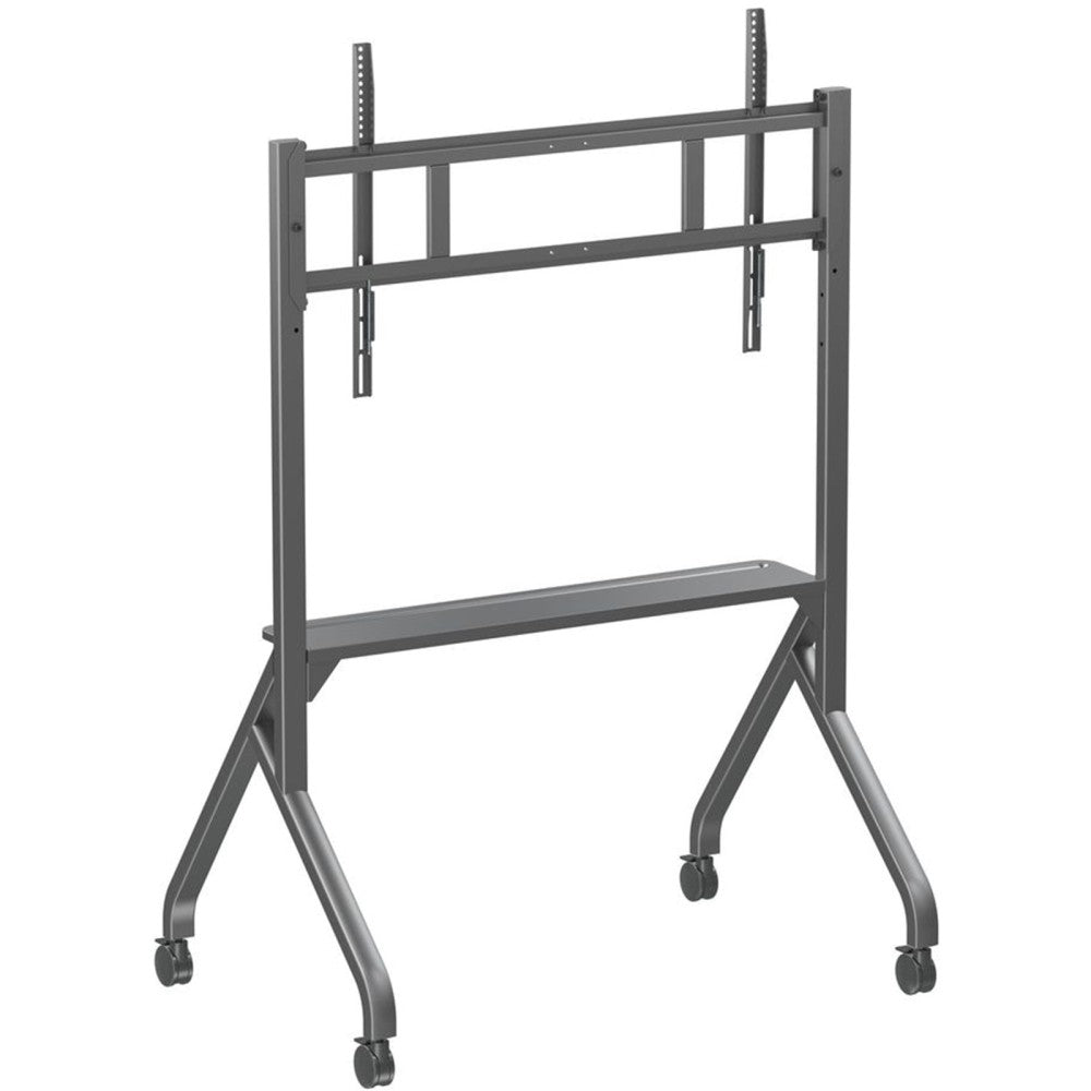 "Techly ICA-TR53MB Support TV mobile 55-86"" jusqu'a 80kg étagere AV réglable"