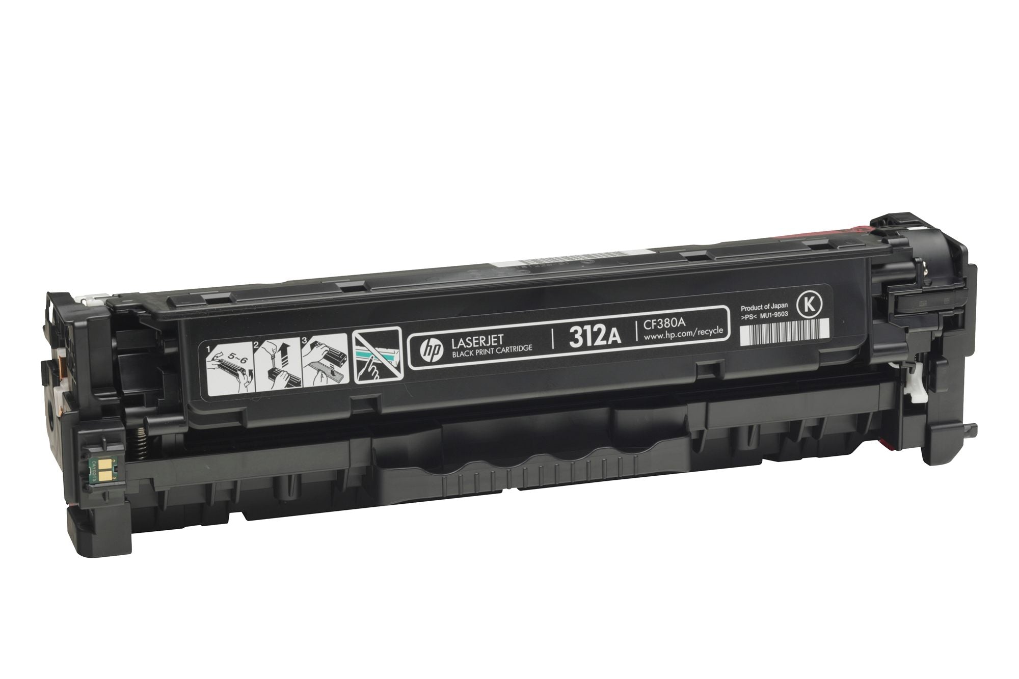 HP 312A original Toner cartridge CF380A black standard capacity 2.400 pages 1-pack