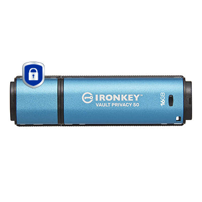 KINGSTON 16Go IronKey Vault Privacy 50 USB AES-256 Encrypted FIPS 197