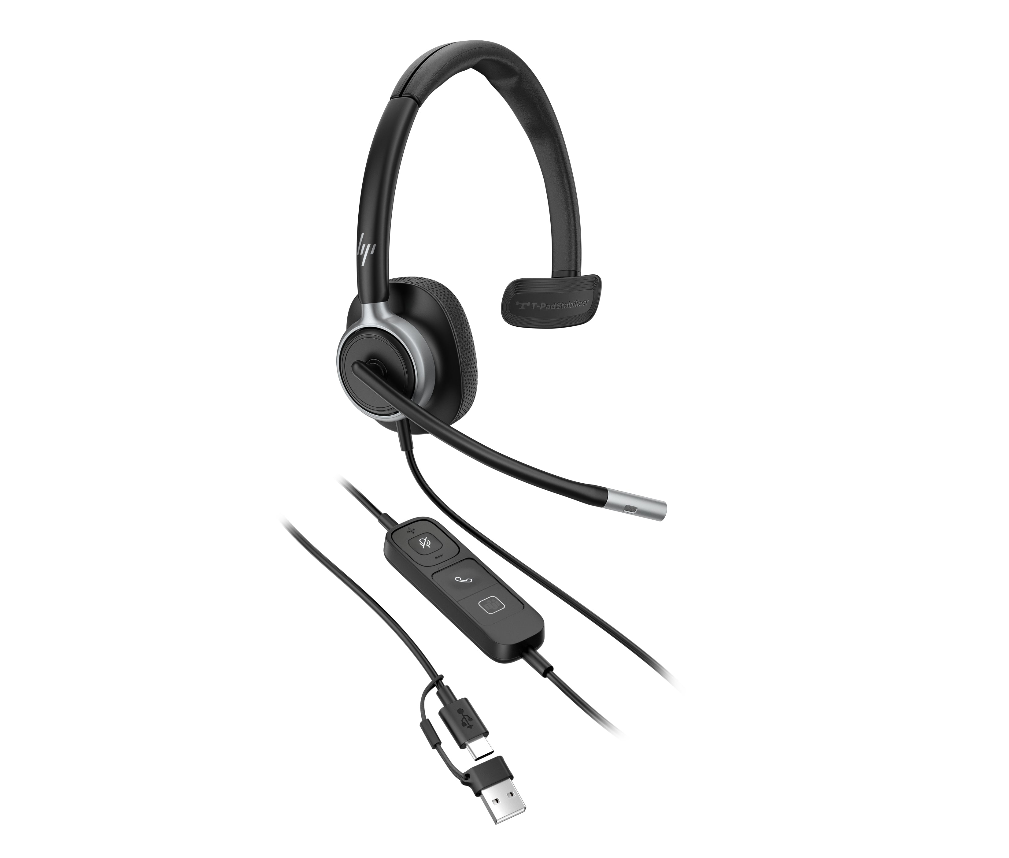 HP Poly Mission 615 Mono Wired