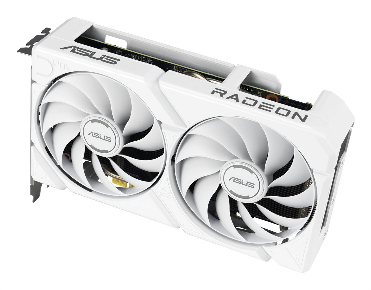 ASUS DUAL RX 9060 XT 16Go GDDR6 2xDP 1xHDMI WHITE