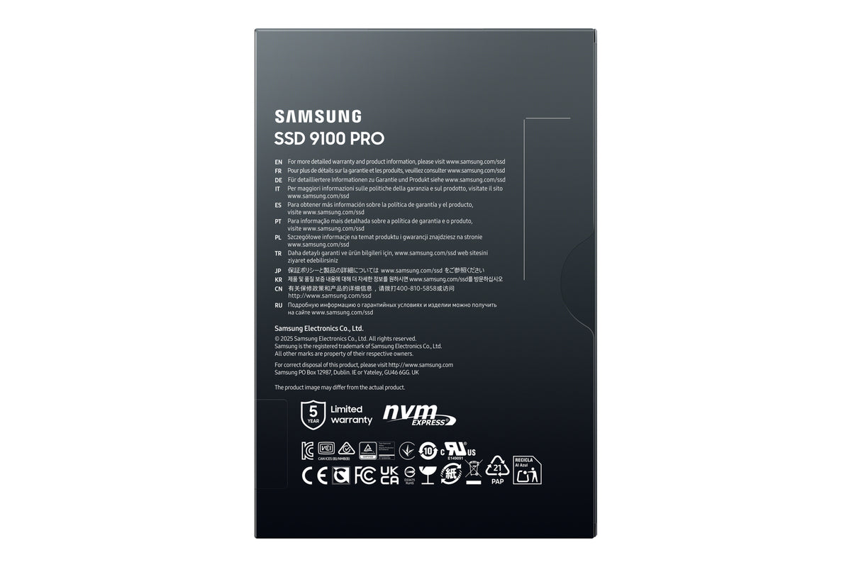 9100PRO 2TB SSD M.2 NVMe PCIe 5