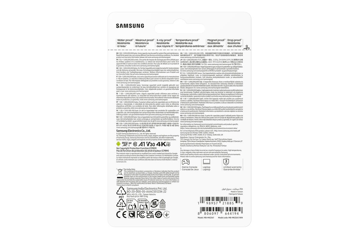 Samsung MicroSD 256GB P9 Express