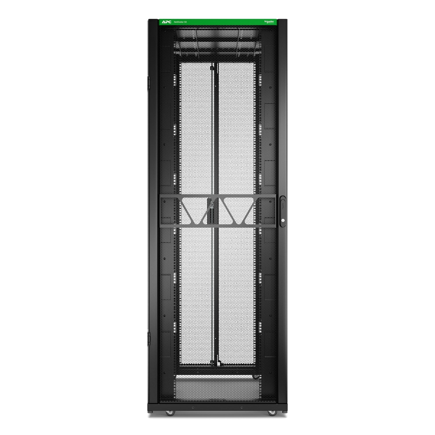 APC NetShelter SX Gen 2 Rack cabinet 2124H x 750W x 1200D mm with sides floor-standing Black 45U 19 TAA Compliant
