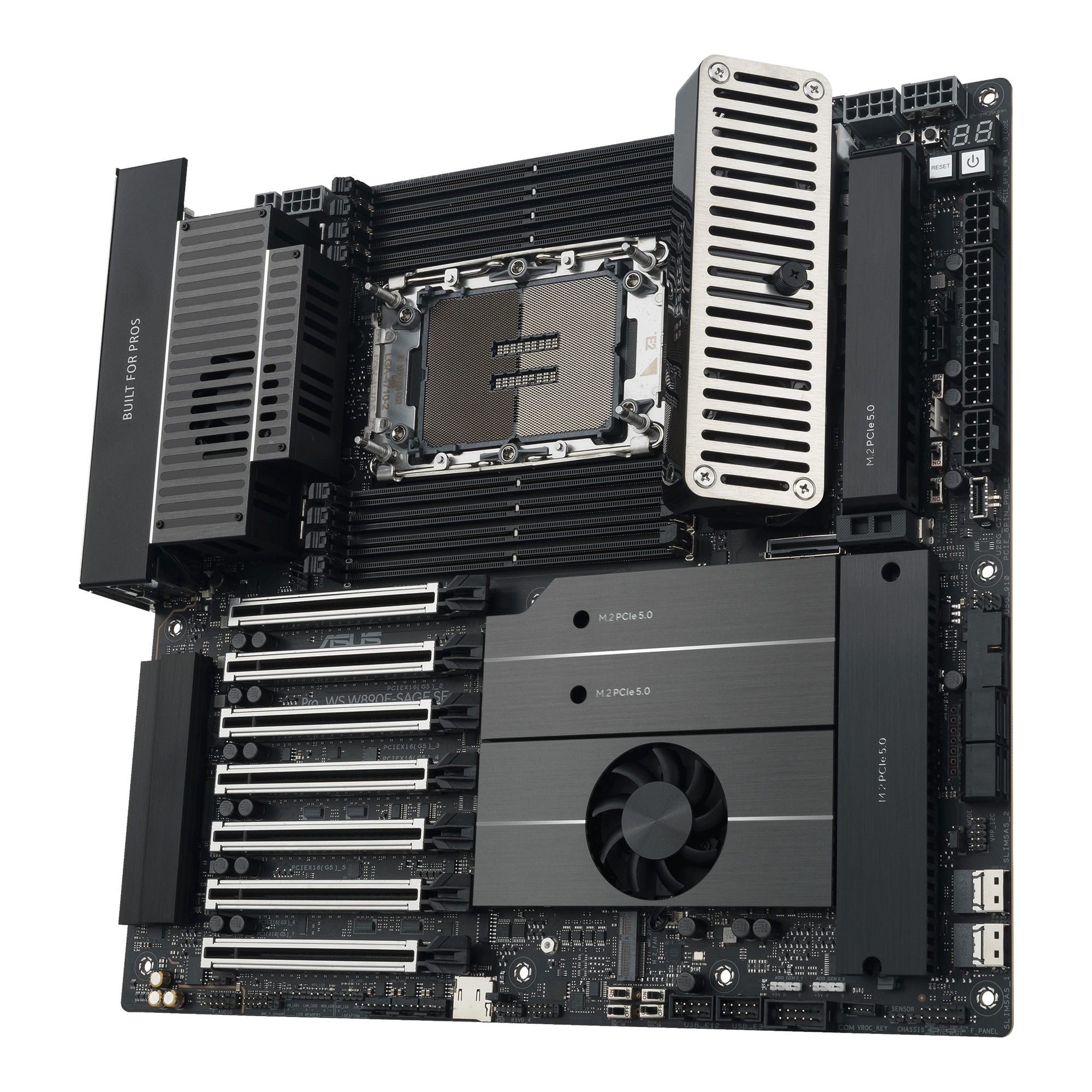 ASUS PRO WS W890E-SAGE SE LGA4710-2 EEB workstation motherboard 8xDDR4 7xPCIe 5.0 4xM.2 4xSATA