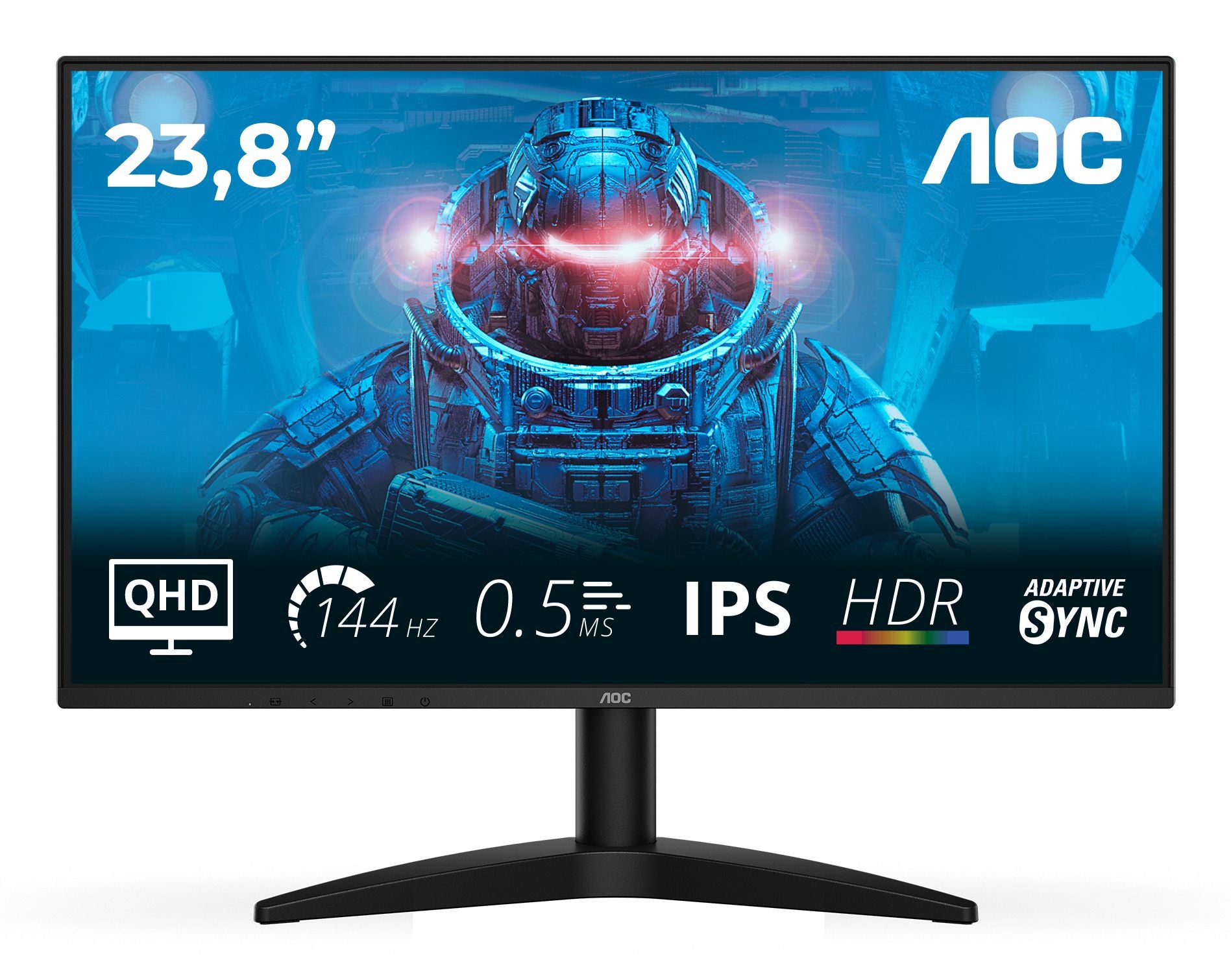 AOC Q24B36X 23.8p IPS QHD 144Hz 4ms HDMI 2.0 DP