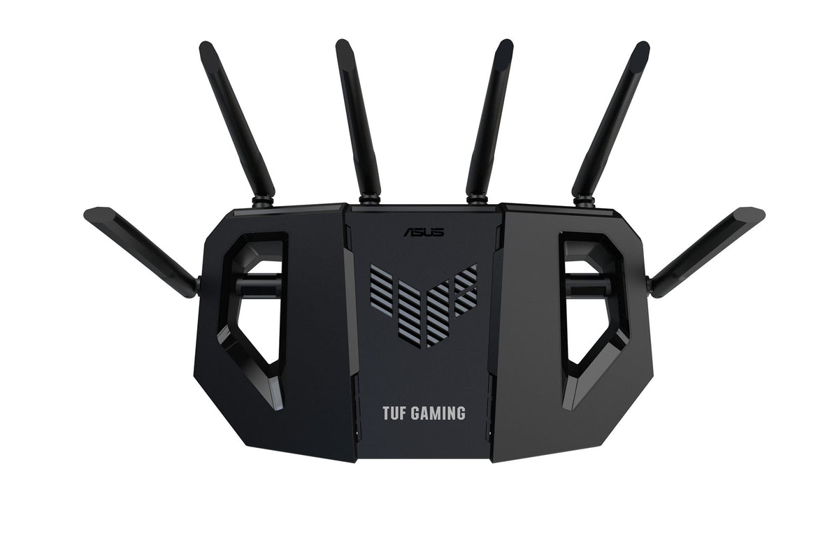 ASUS TUF Gaming BE6500 Dual Band WiFi 7 Router 4K-QAM Multi-Link Operation MLO Quad 2.5GbE port