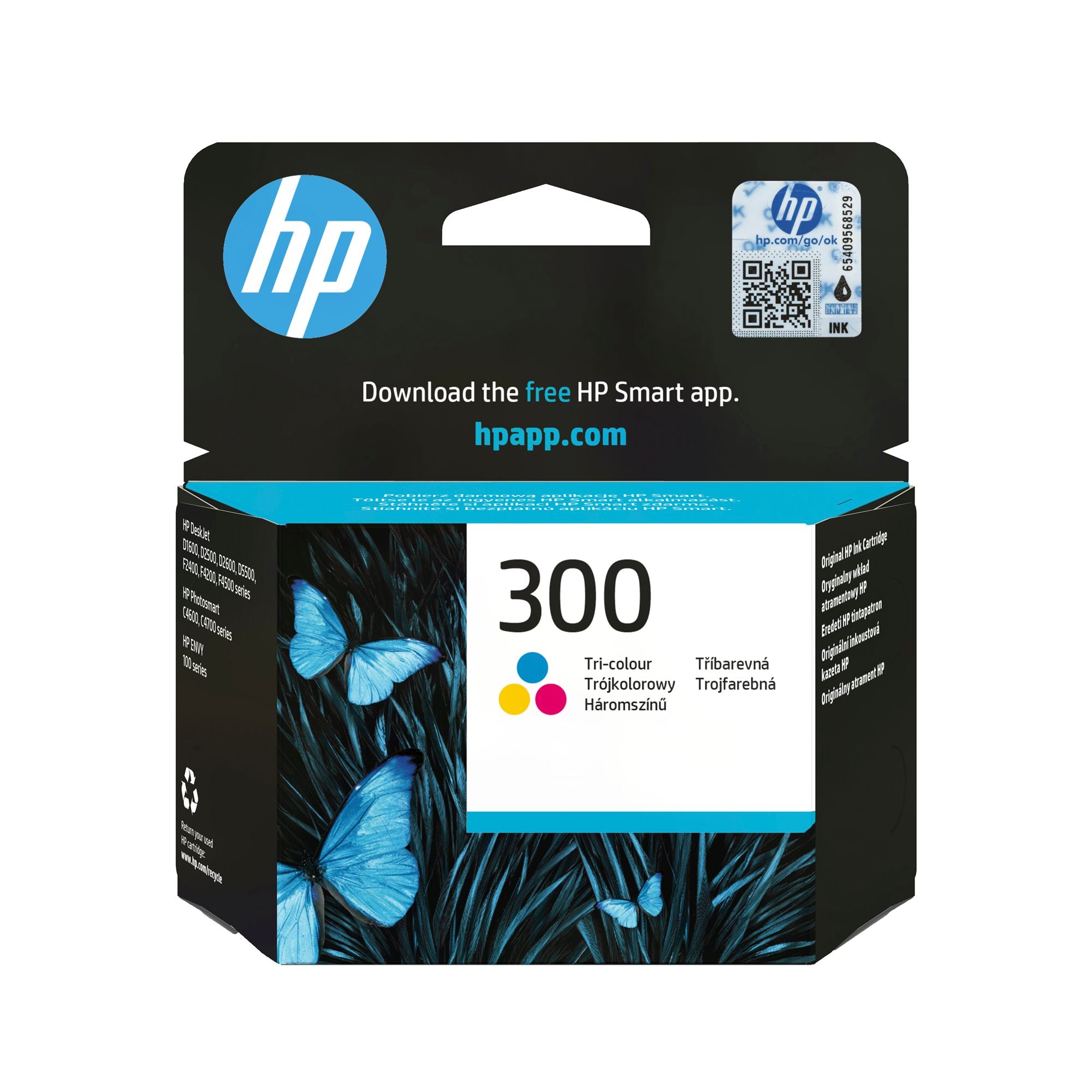 HP 300 - Ink Cartridge Original - cyan, magenta, Yellow - 4 ml
