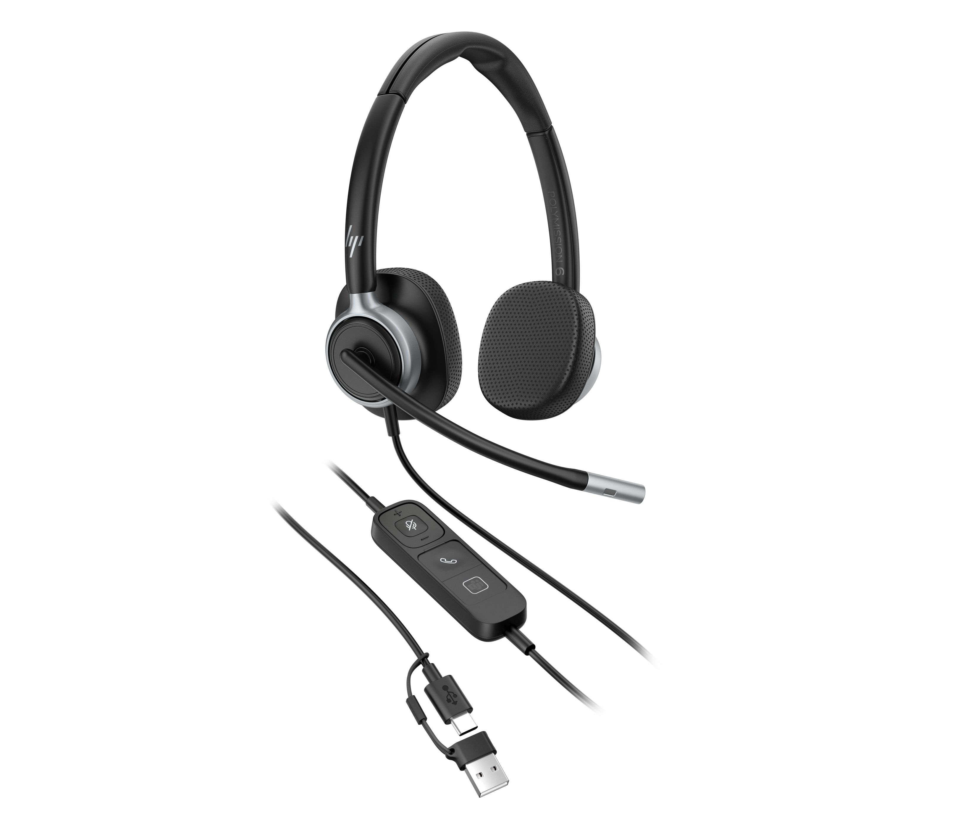 HP Poly Mission 625 Stereo Wired