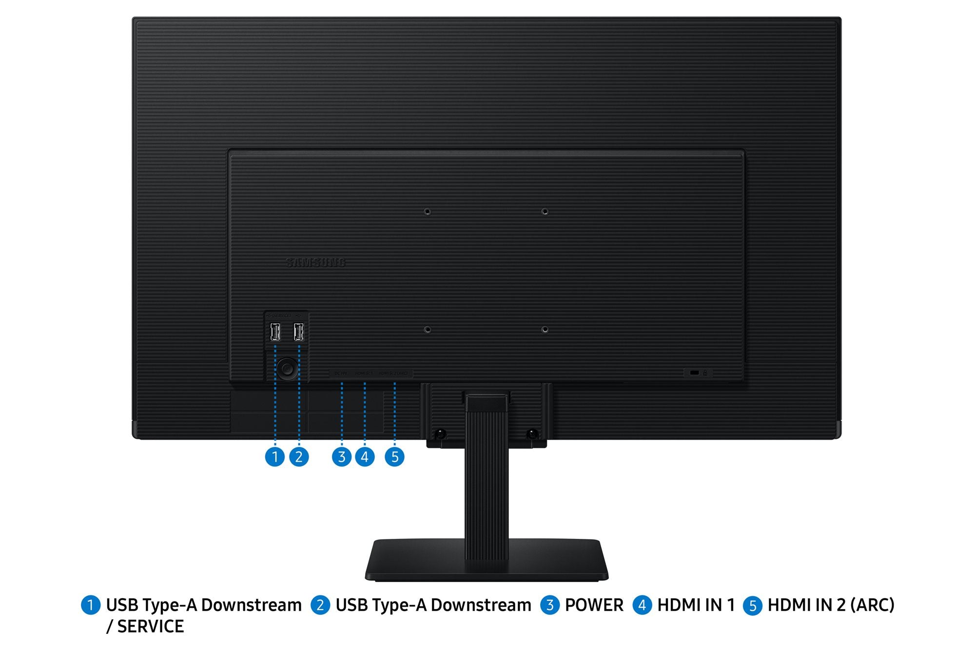 SAMSUNG LS27FM500EUXEN 27p FHD Smart Monitor M50F IPS Panel 60Hz Game Mode Eye Saver Mode & Flicker Free 2x HDMI
