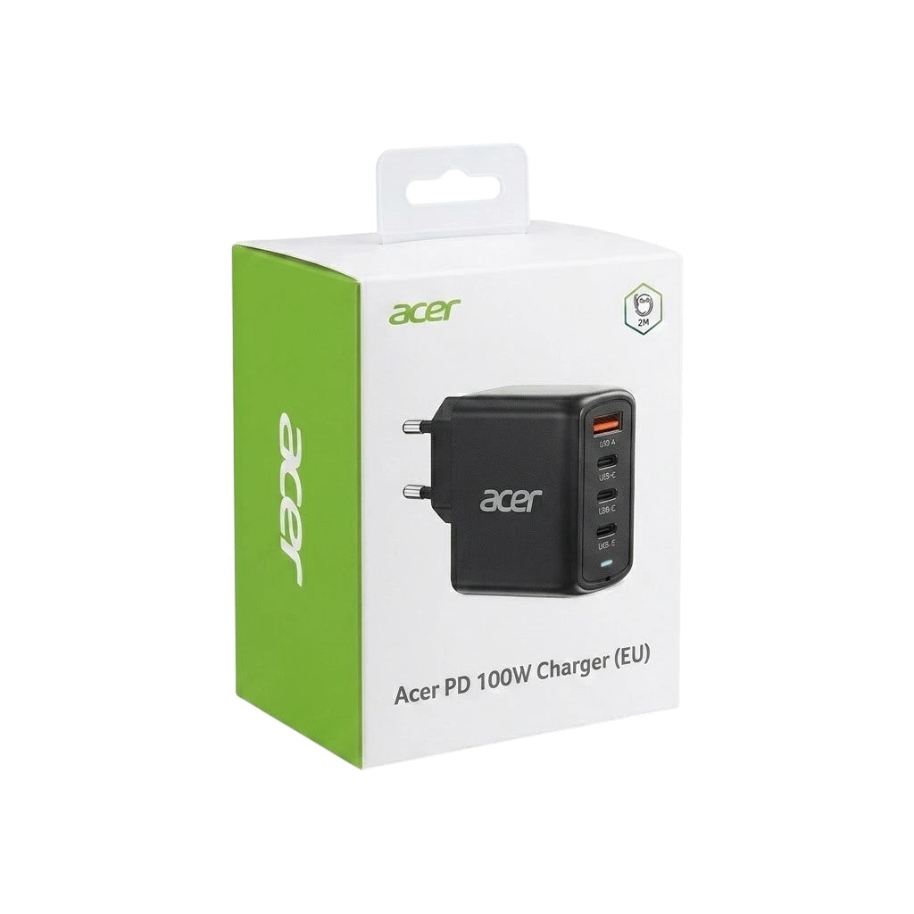 Acer 100W PD Charger USB Port: 3C+1A