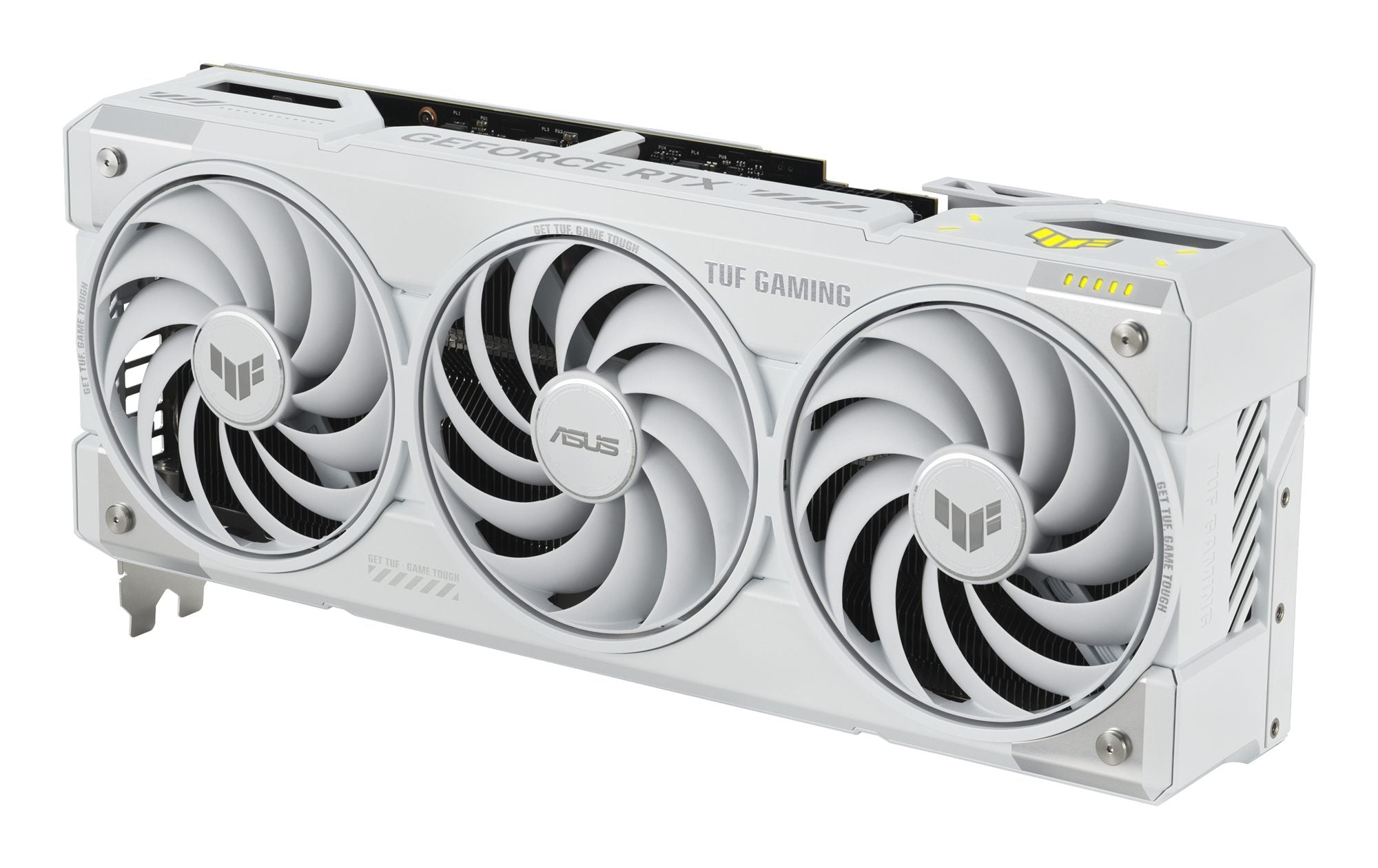 ASUS TUF Gaming GeForce RTX 5070 Ti 16Go GDDR7 White OC Edition Gaming Graphics Card PCIe 5.0 HDMI/DP 2.1