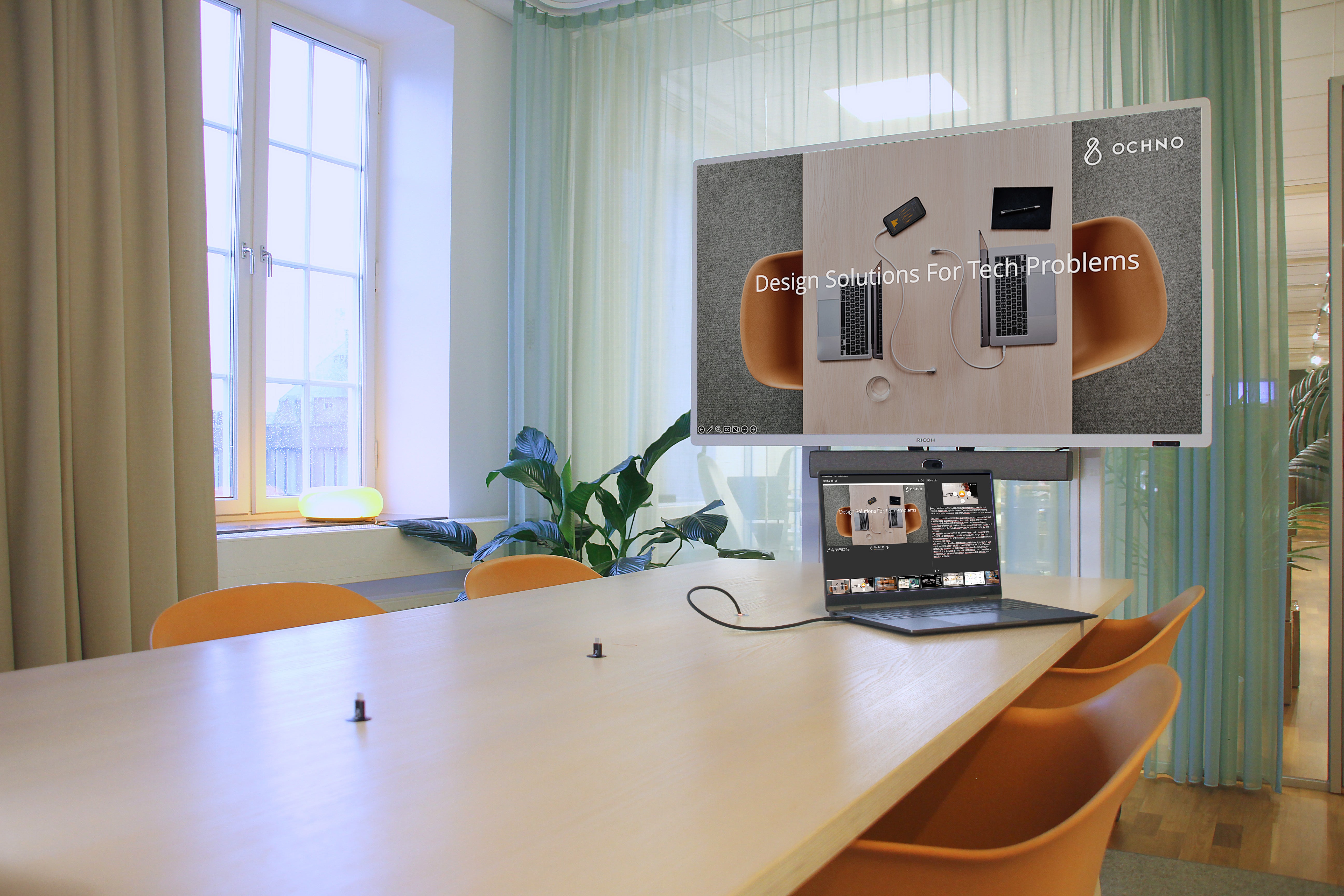 Ochno Socket, pull out, LED button, aluminium