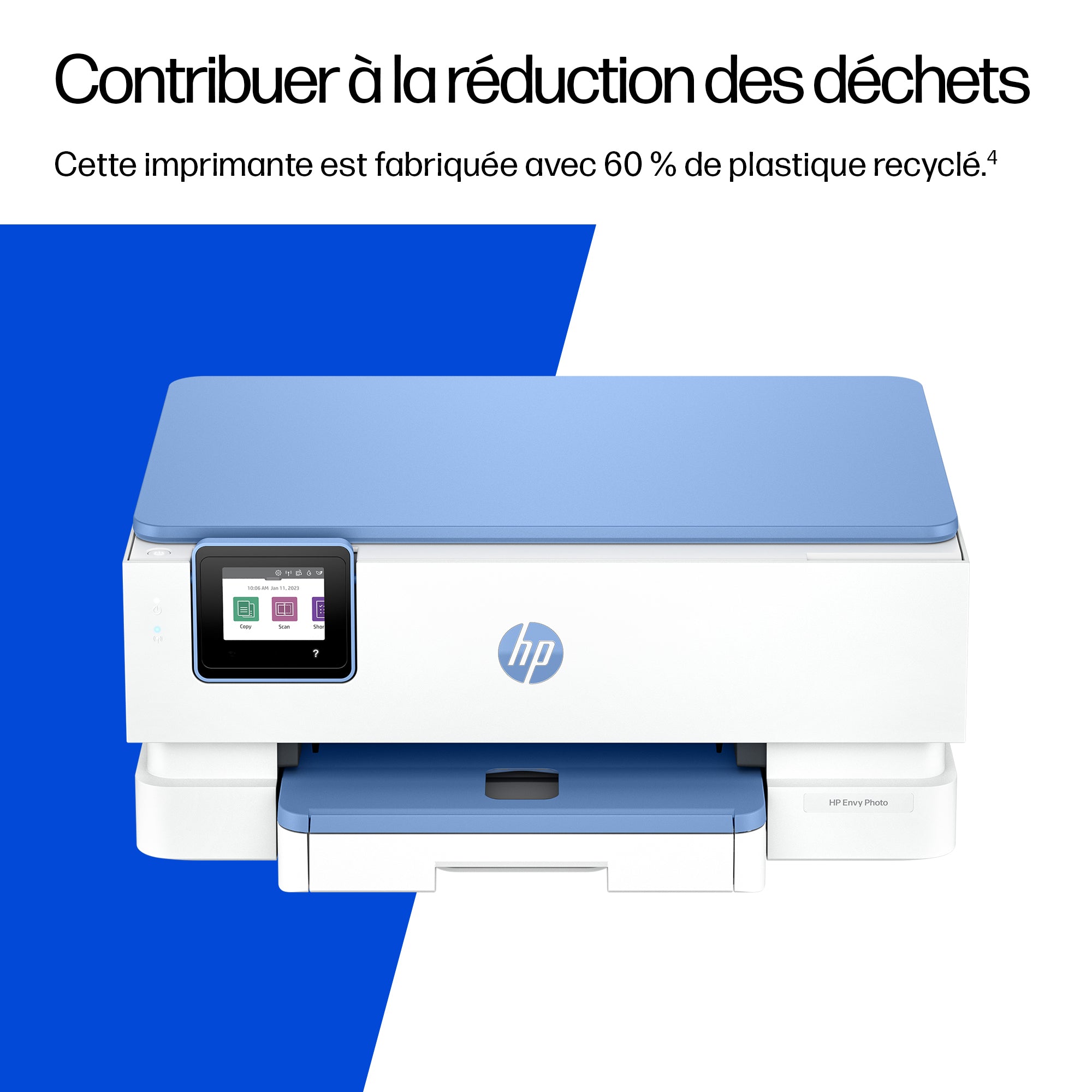 HP Envy Photo 7231 All-in-One Color Inkjet 10ppm Print Scan Copy Photo Printer USB 2.0 Wi-Fi