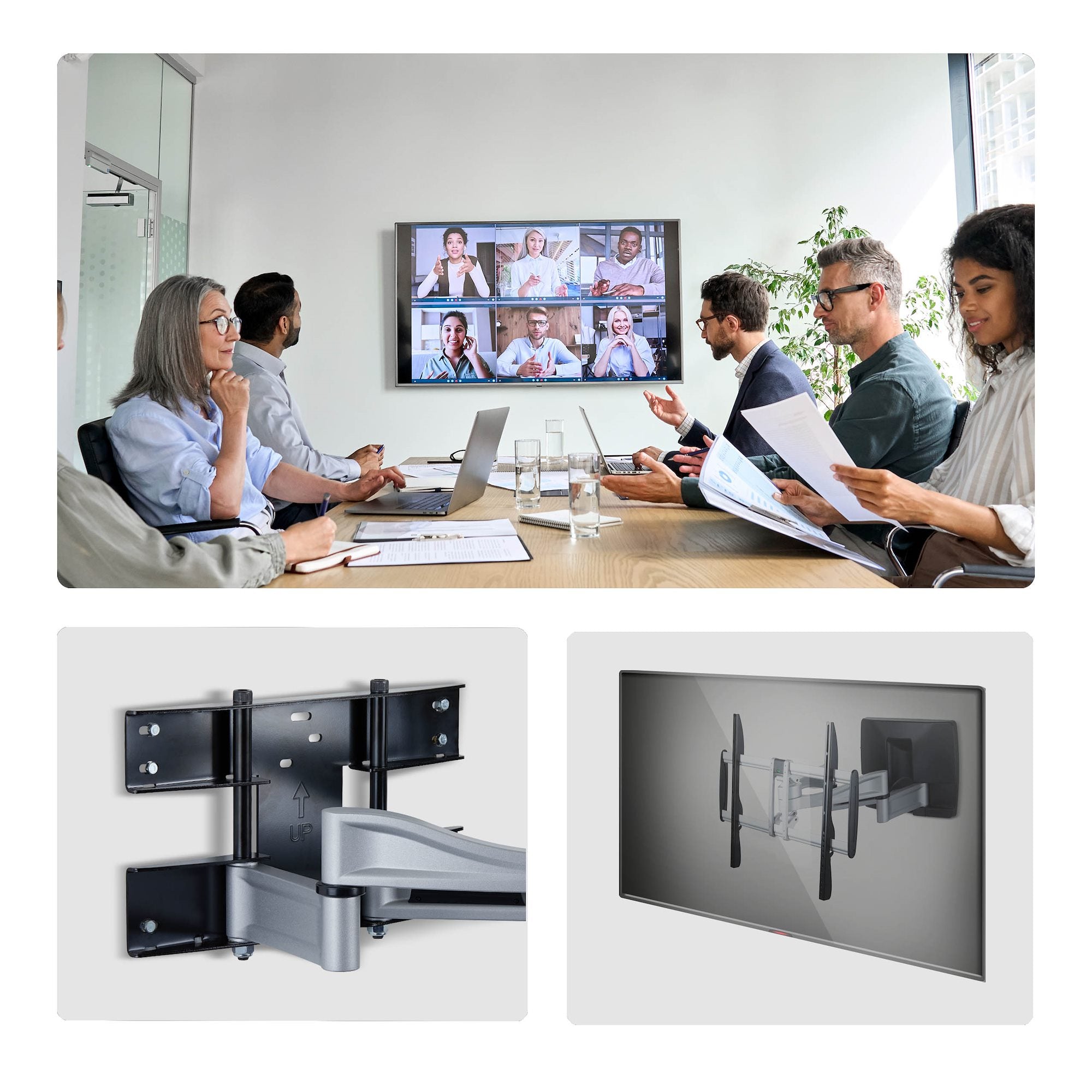 Heavy-Duty TV Wall Mount/Bracket TAA