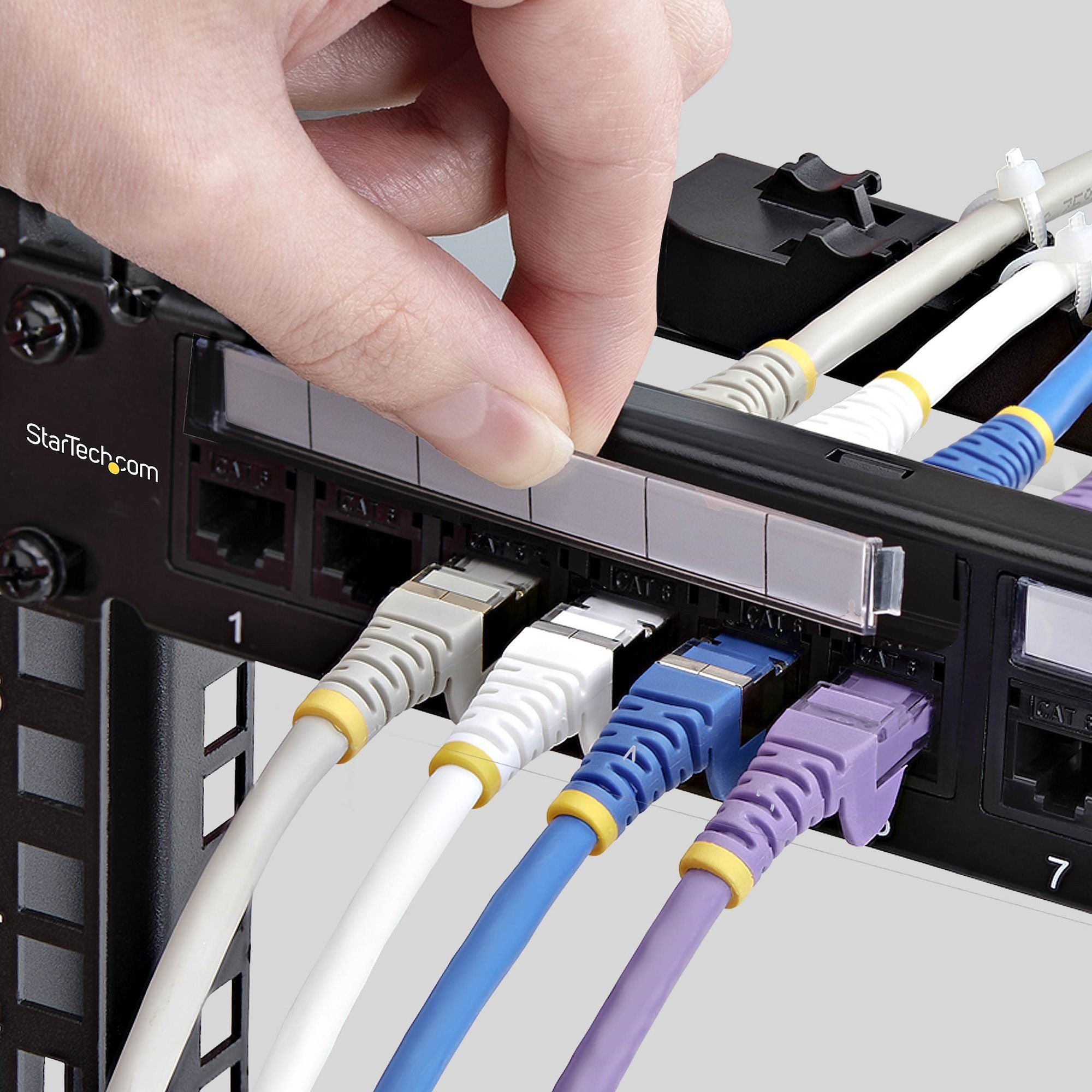 24 Port 1U Feed Through Patch Panel