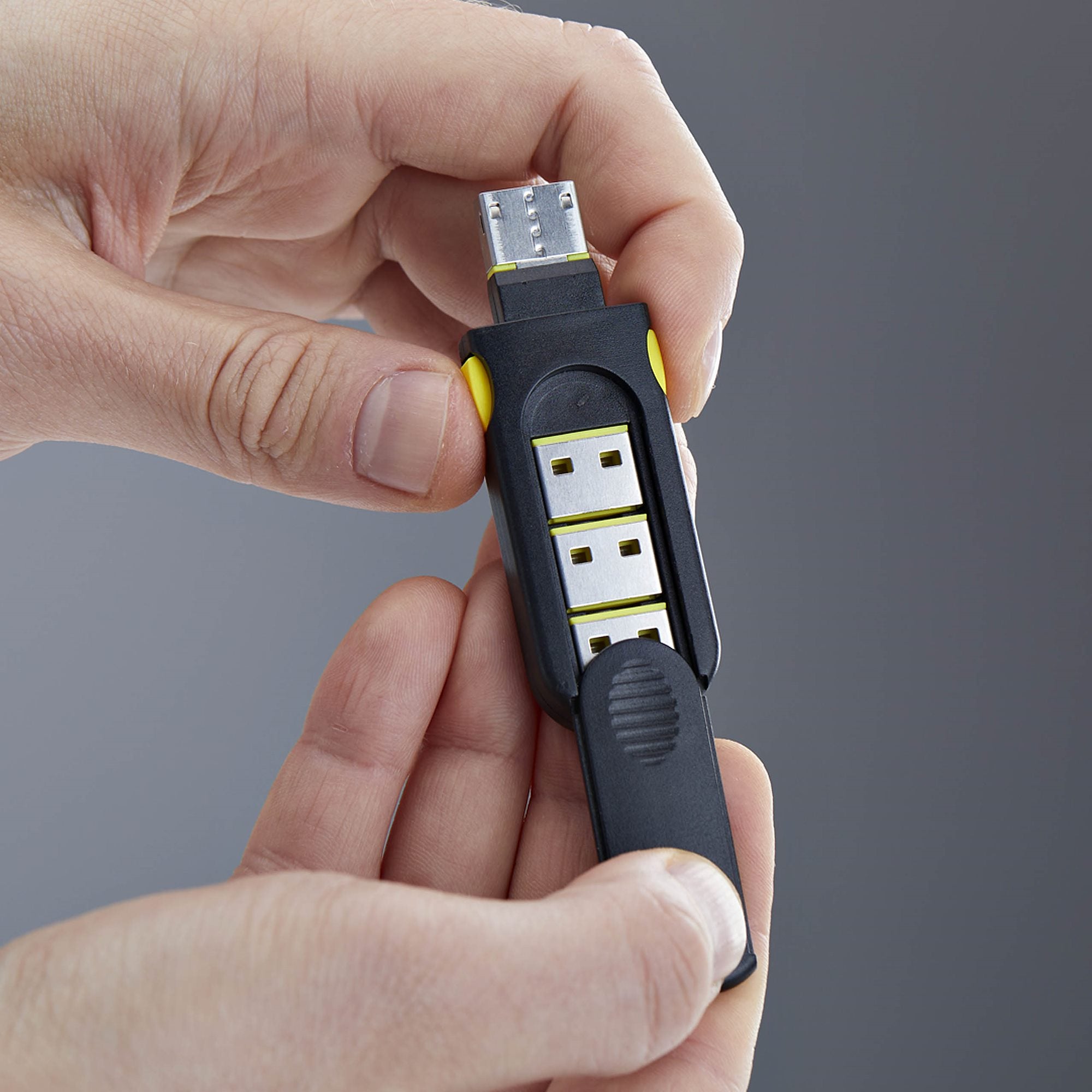 USB-A Port Blocker Key 4x USB-A Plugs