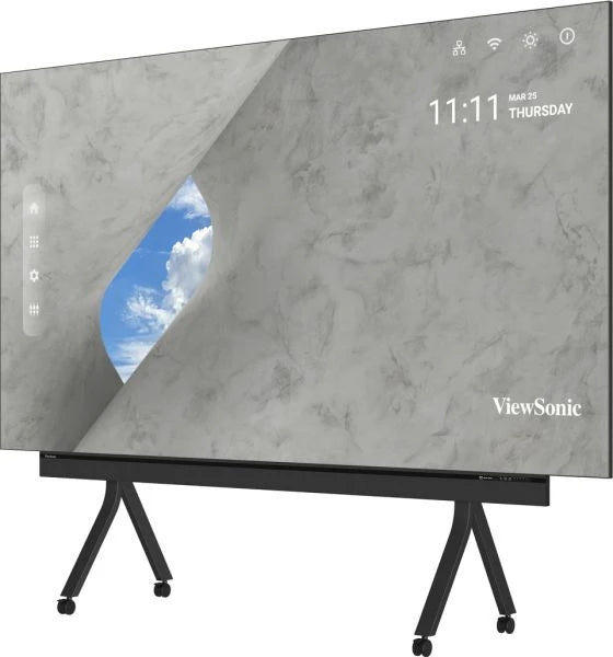 Viewsonic, 163inch Direct View LED Display, 3840x2160P, 13Bit, Refresh Rate 3840Hz, Pixel Pitch 0.9mm, Hdmi Input & Output, COB, Black